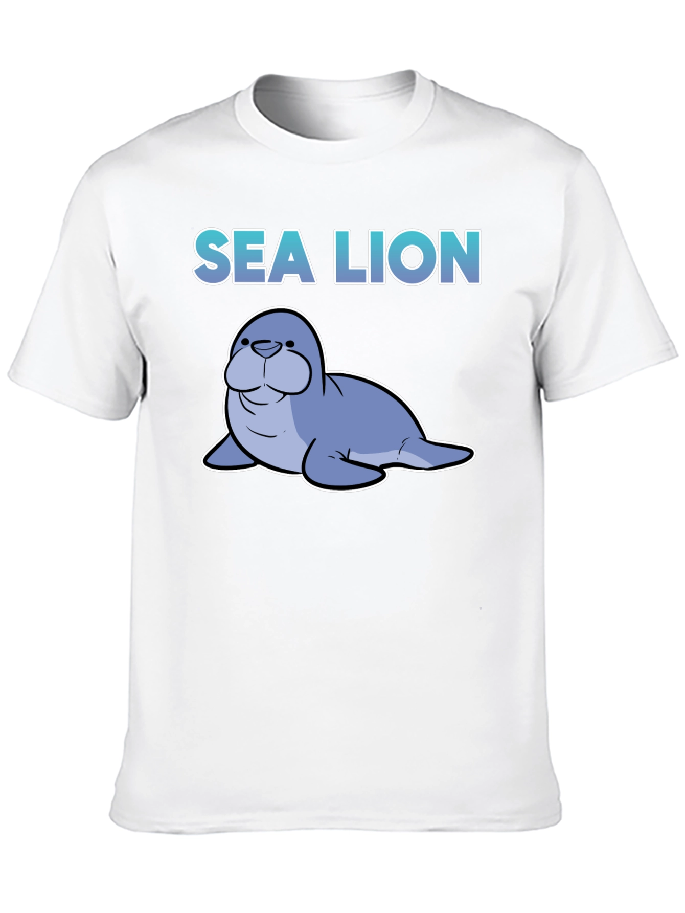 Sea Lion Cartoon T-Shirt - Funny Animal Tee