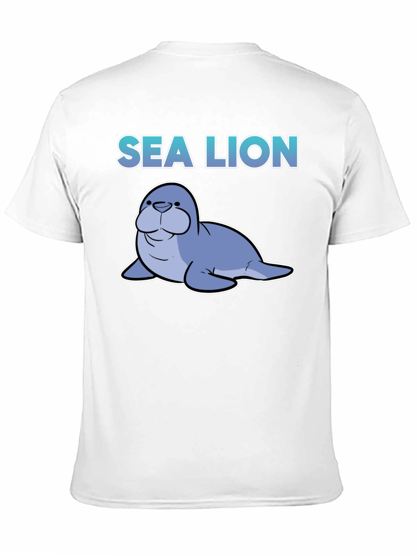 Sea Lion Cartoon T-Shirt - Funny Animal Tee