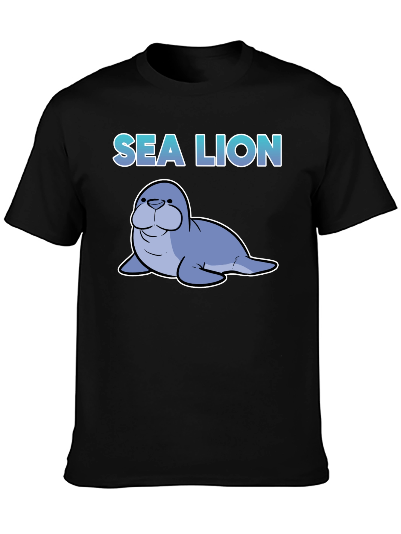 Sea Lion Cartoon T-Shirt - Funny Animal Tee