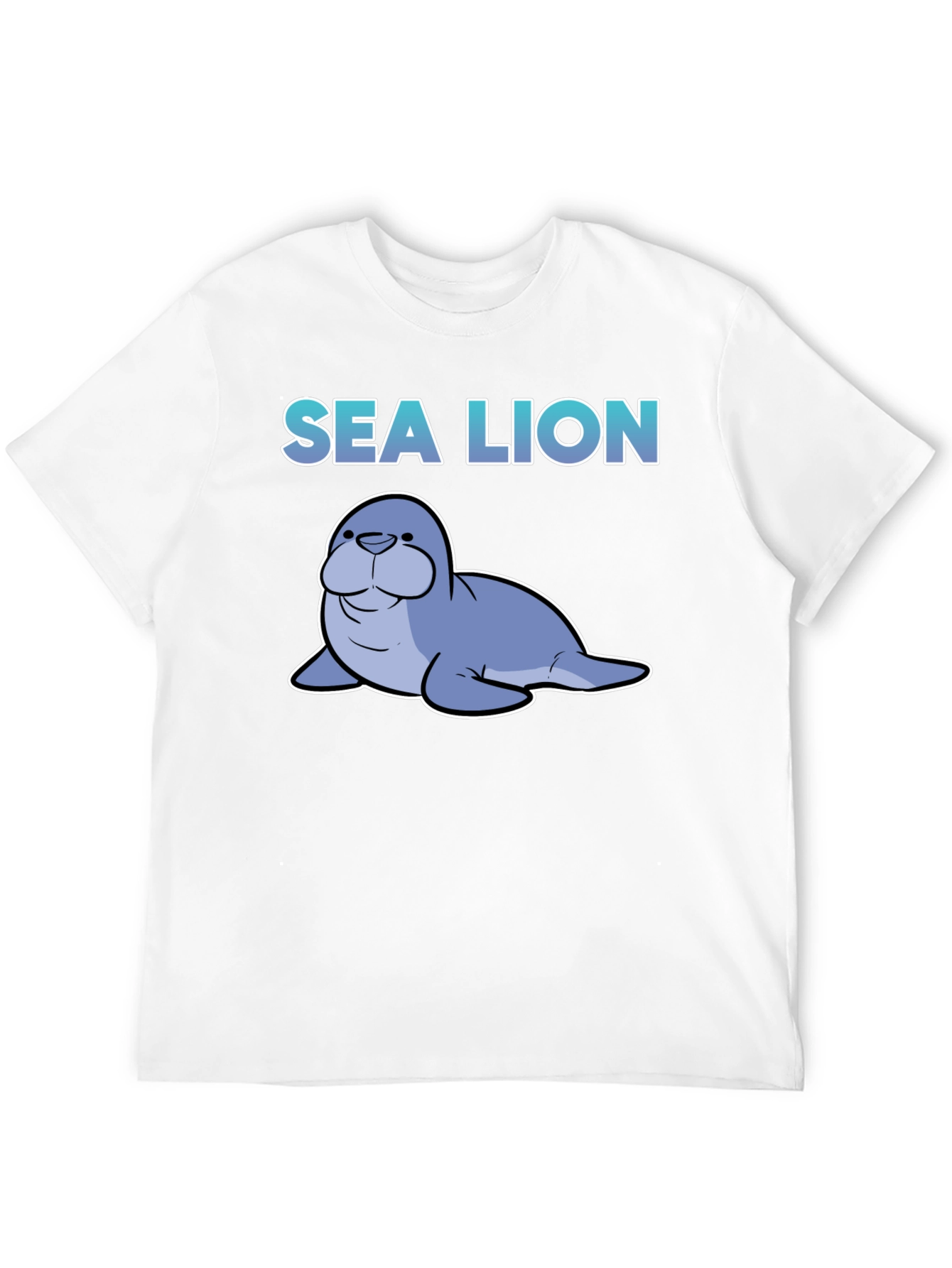 Sea Lion Cartoon T-Shirt - Funny Animal Tee
