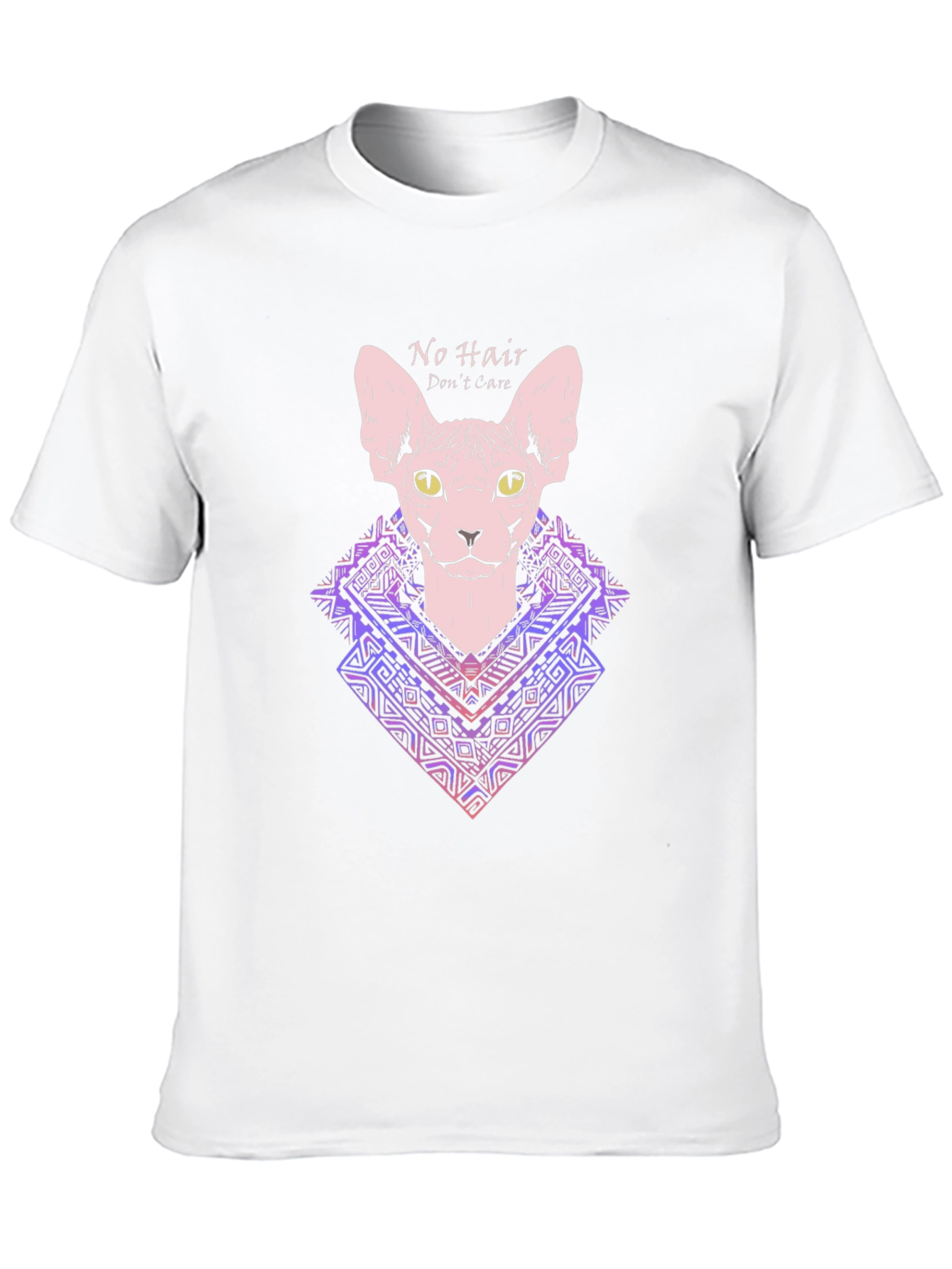 Sphynx Cat Graphic T-Shirt - No Hair Dont Care!