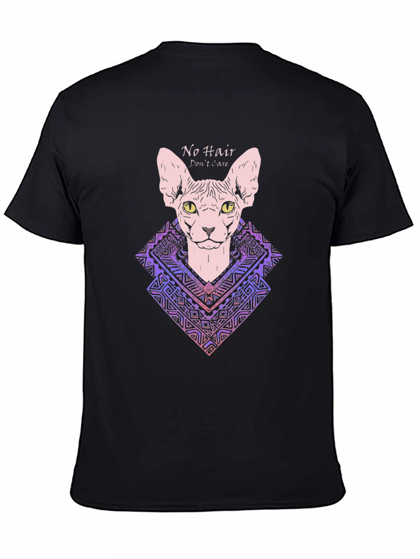 Sphynx Cat Graphic T-Shirt - No Hair Dont Care!