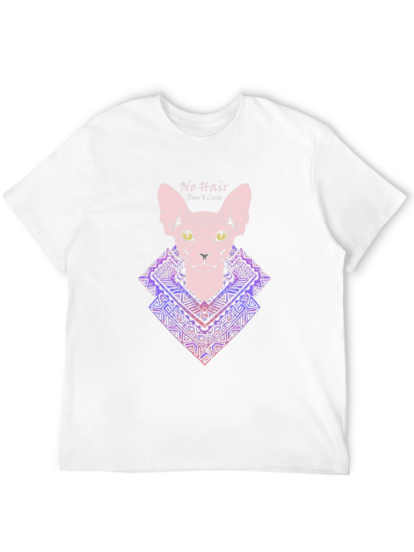 Sphynx Cat Graphic T-Shirt - No Hair Dont Care!
