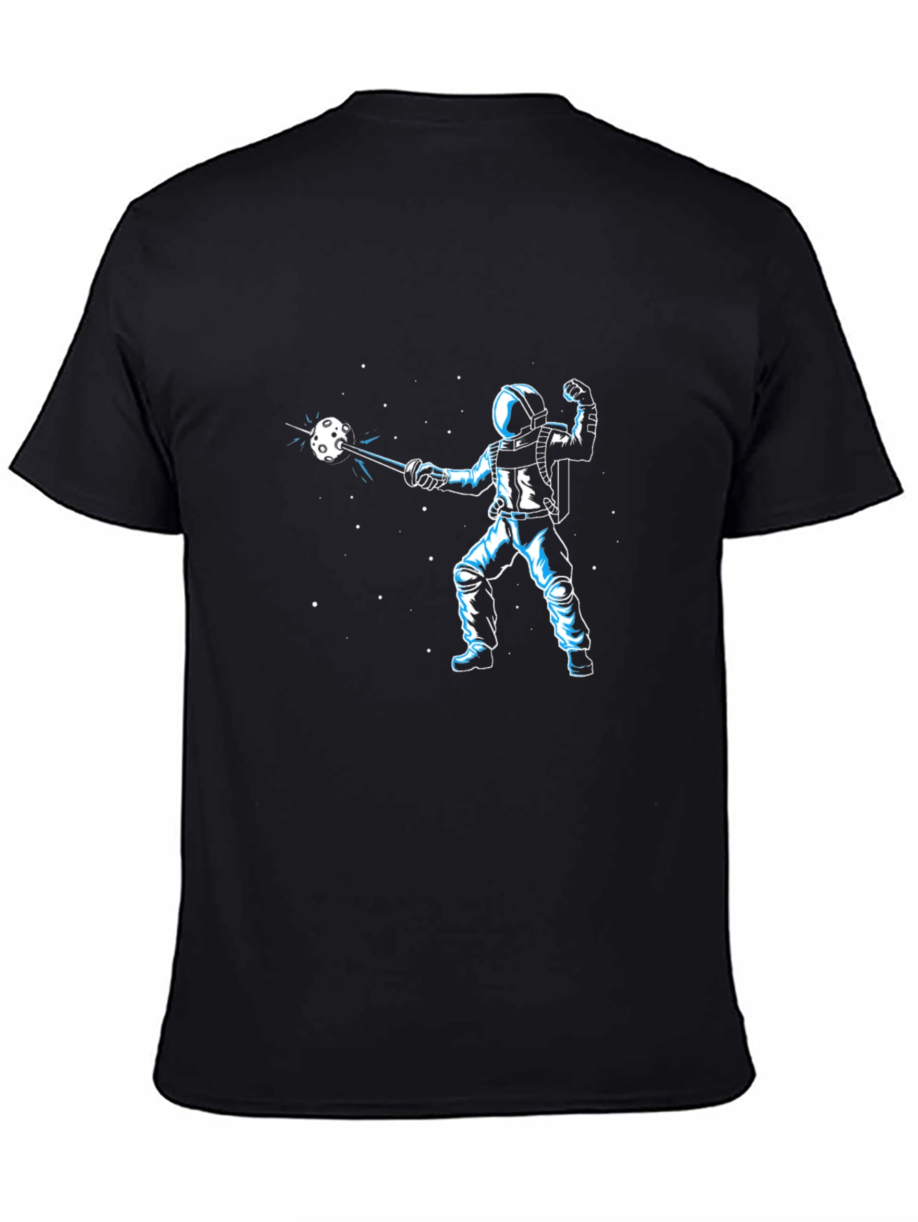 Astronaut Space Fencing Graphic Tee