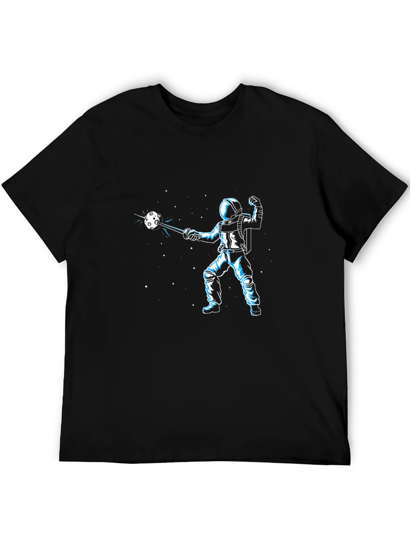 Astronaut Space Fencing Graphic Tee