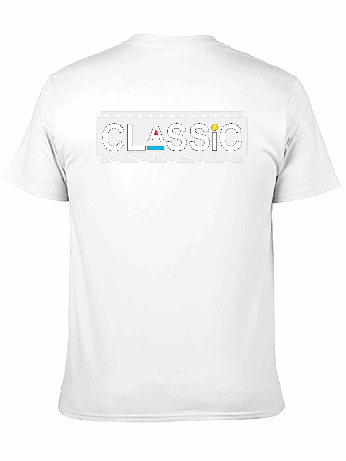 Classic Graphic Print Black T-Shirt