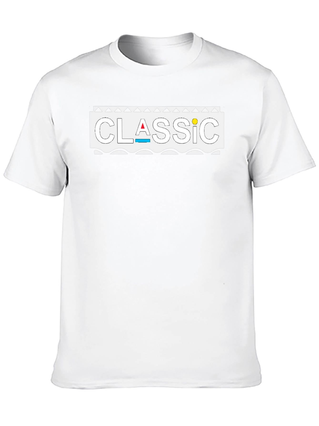 Classic Graphic Print Black T-Shirt