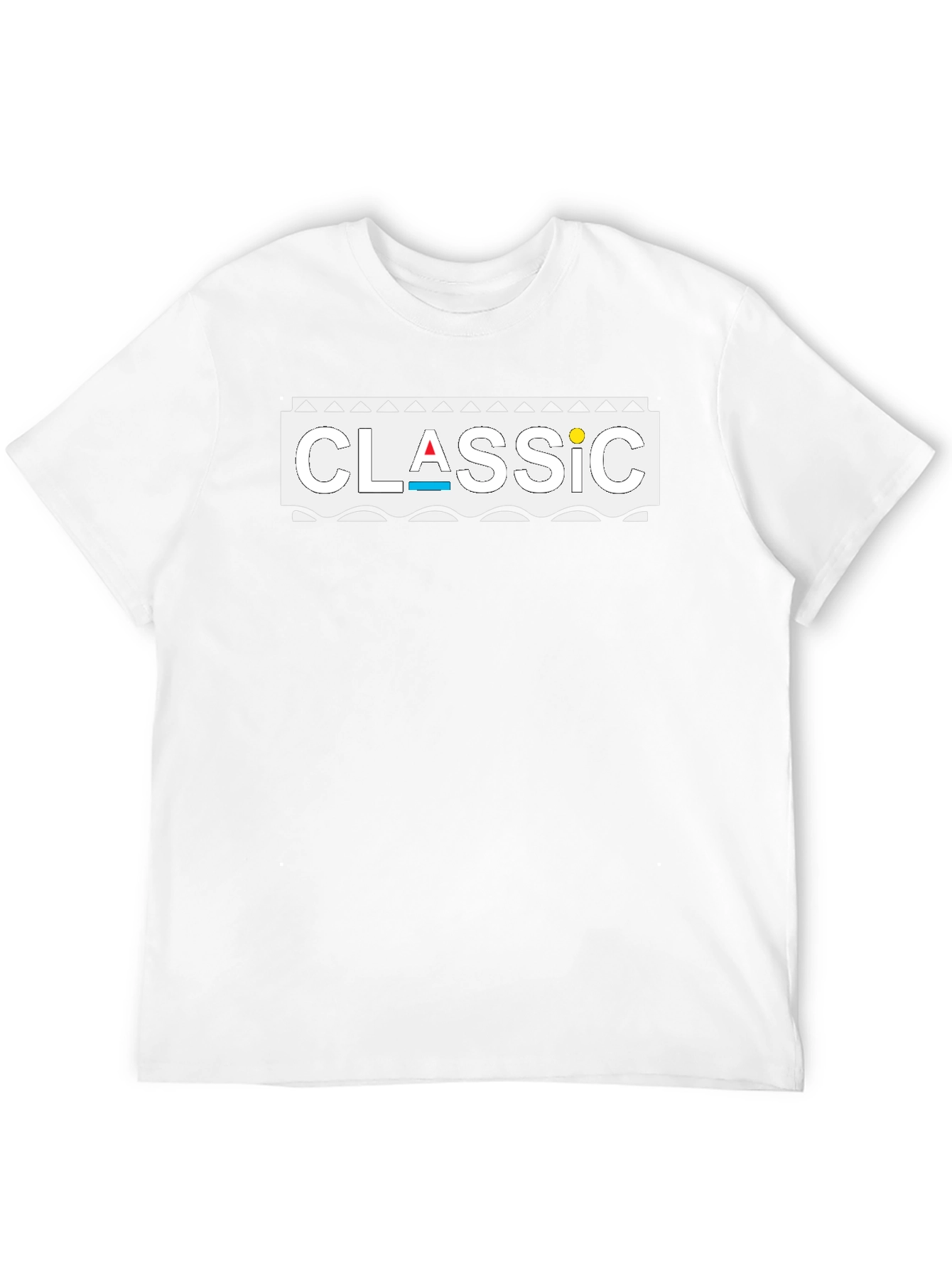 Classic Graphic Print Black T-Shirt