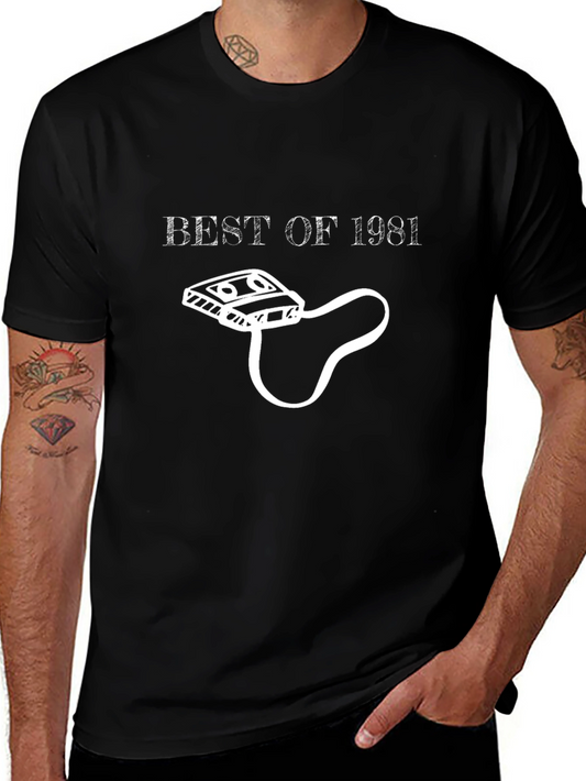 Best of 1981 Cassette Tape T-Shirt