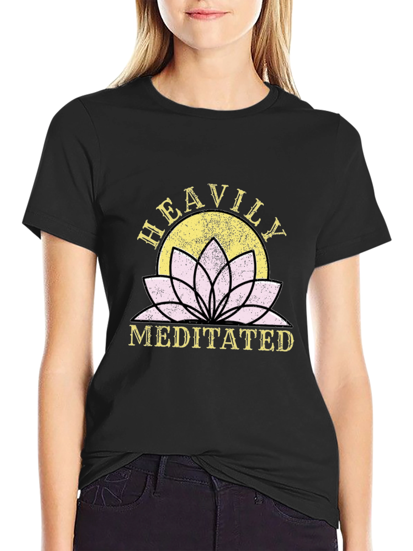 Heavily Meditated Lotus Flower T-Shirt