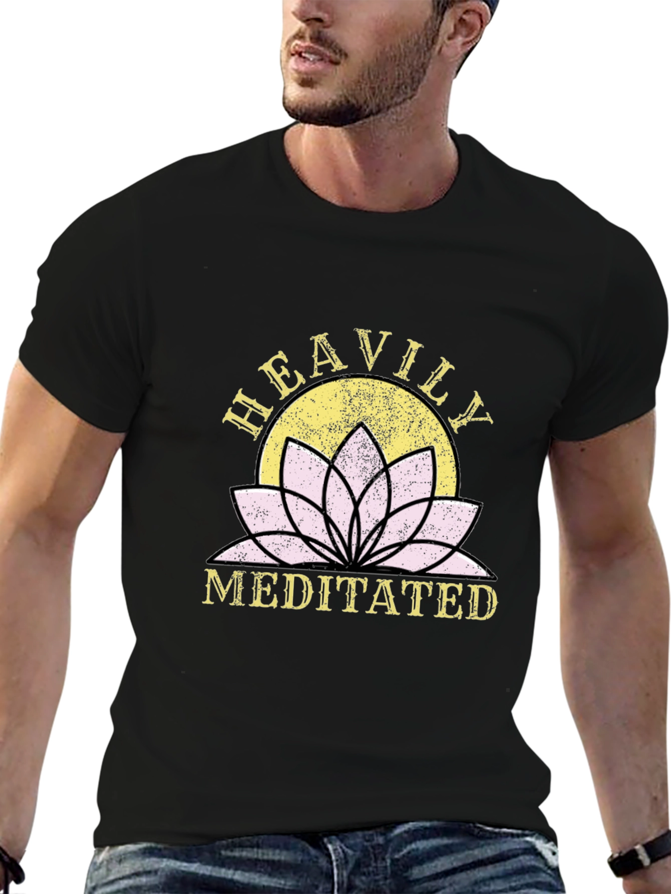 Heavily Meditated Lotus Flower T-Shirt