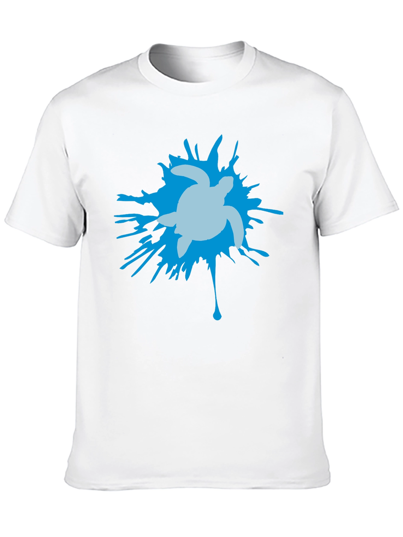 Turtle Splash Graphic T-Shirt - Black