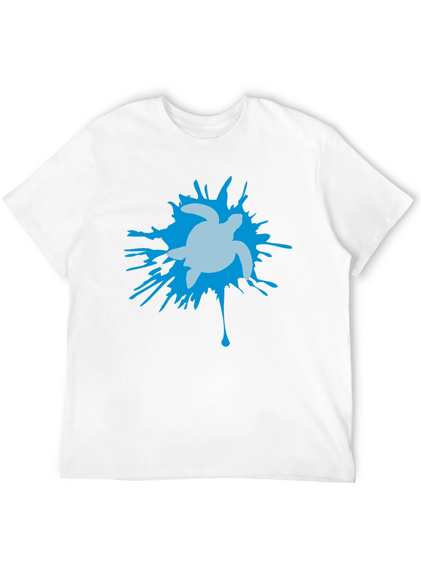 Turtle Splash Graphic T-Shirt - Black