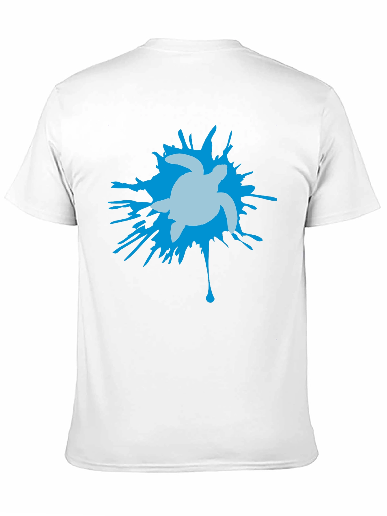 Turtle Splash Graphic T-Shirt - Black