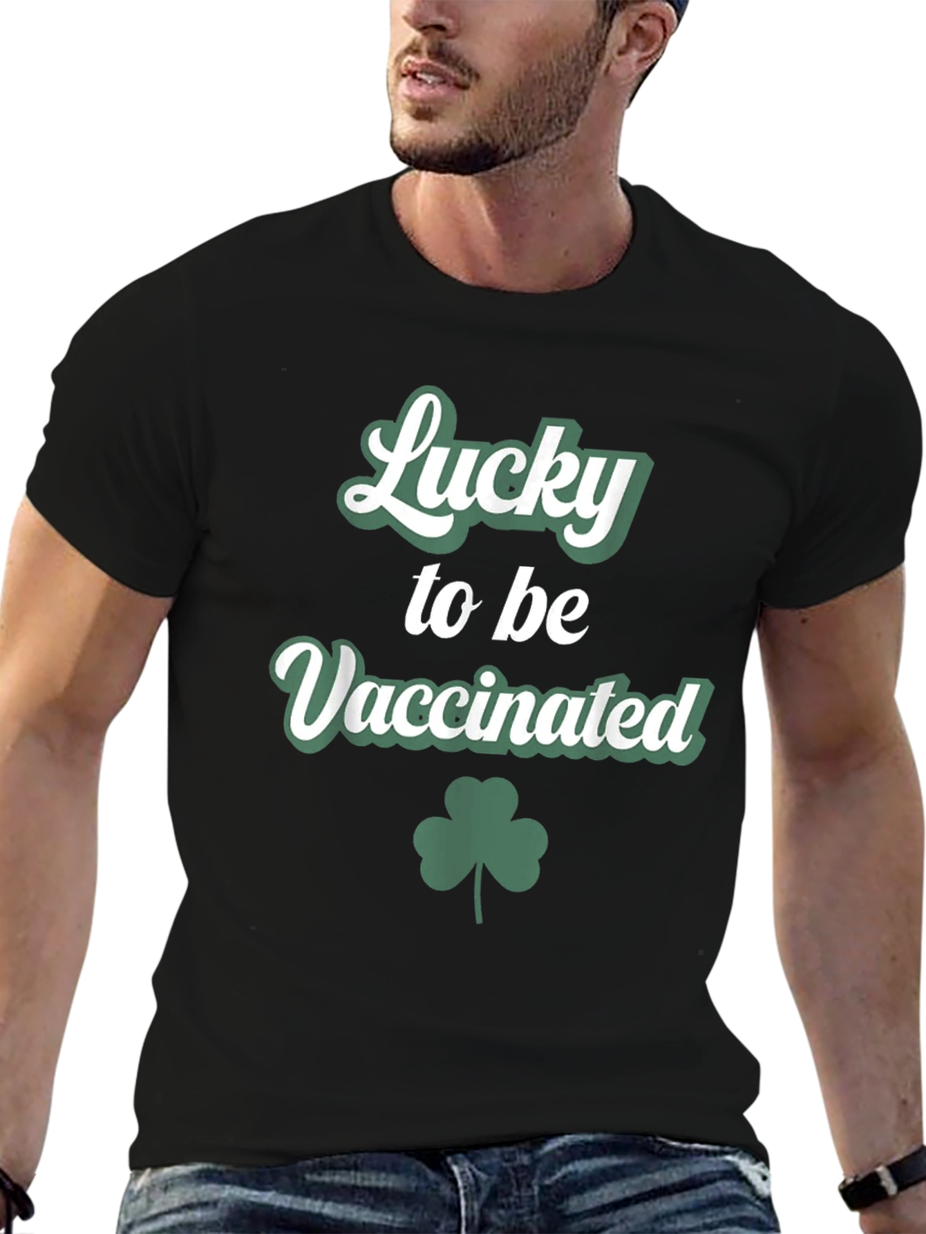 Lucky To Be Vaccinated St. Patricks Day T-Shirt