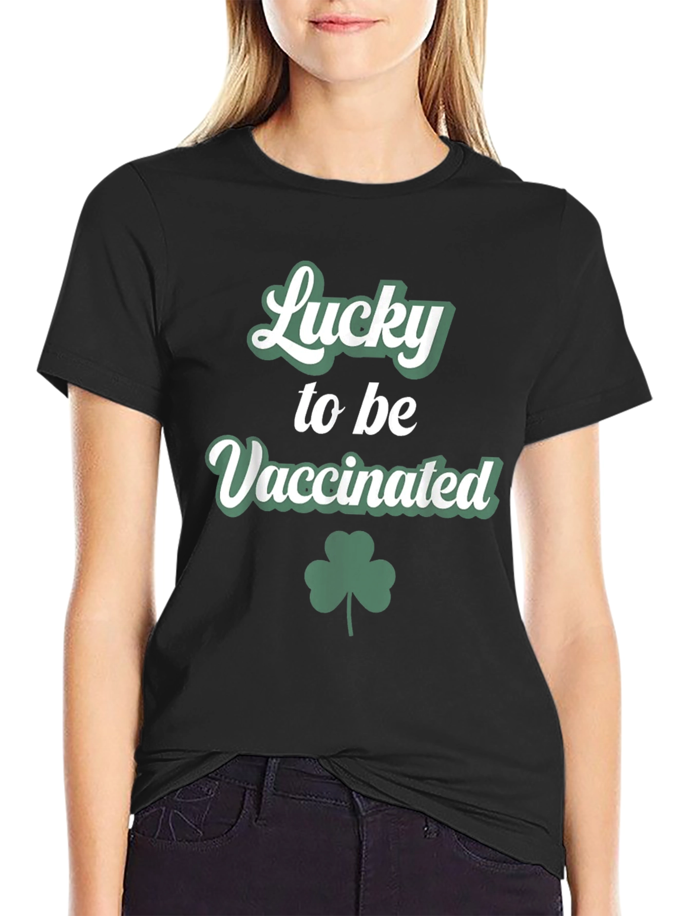 Lucky To Be Vaccinated St. Patricks Day T-Shirt