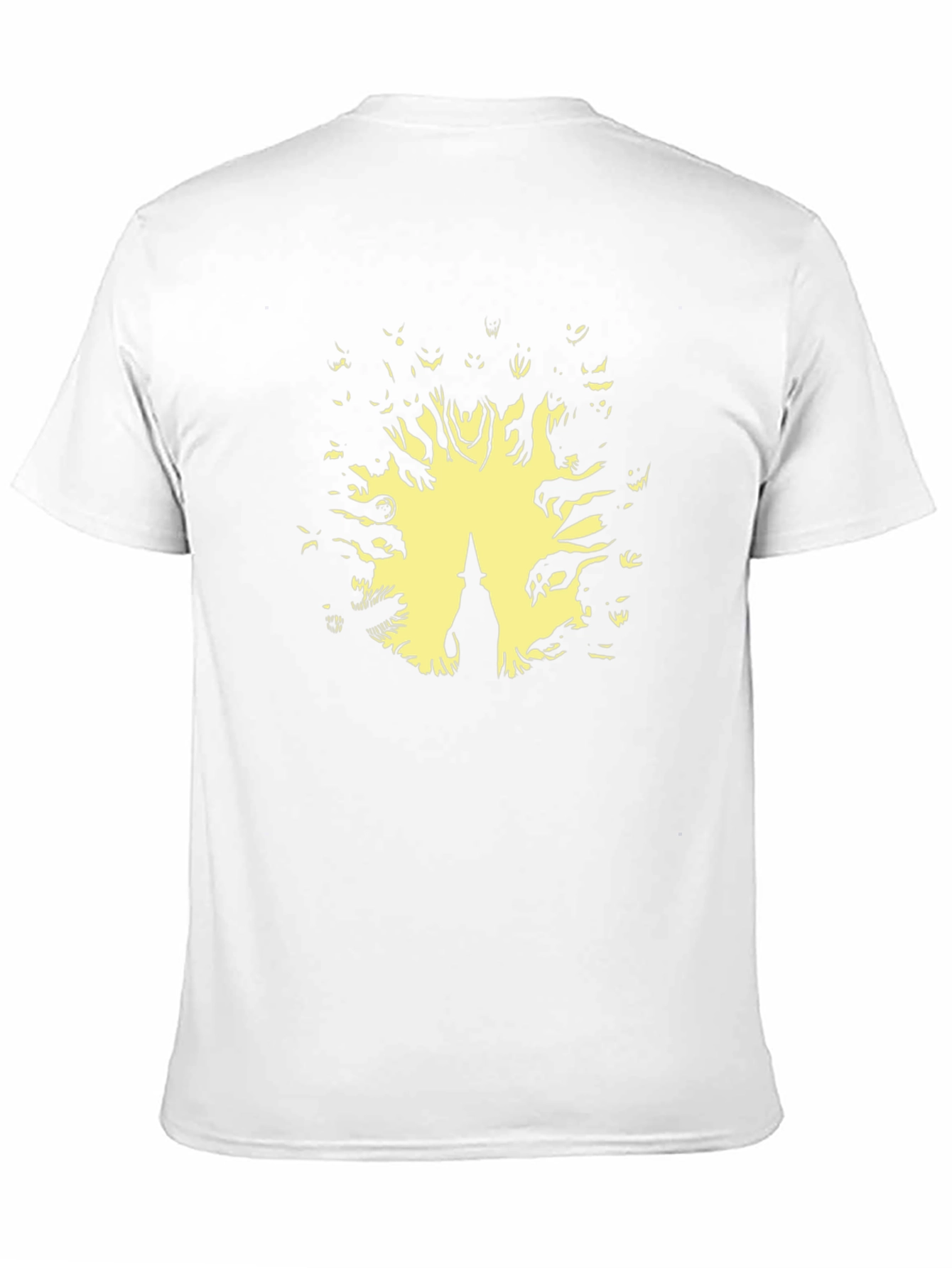 Halloween Witch Graphic Tee - Mens Black T-Shirt