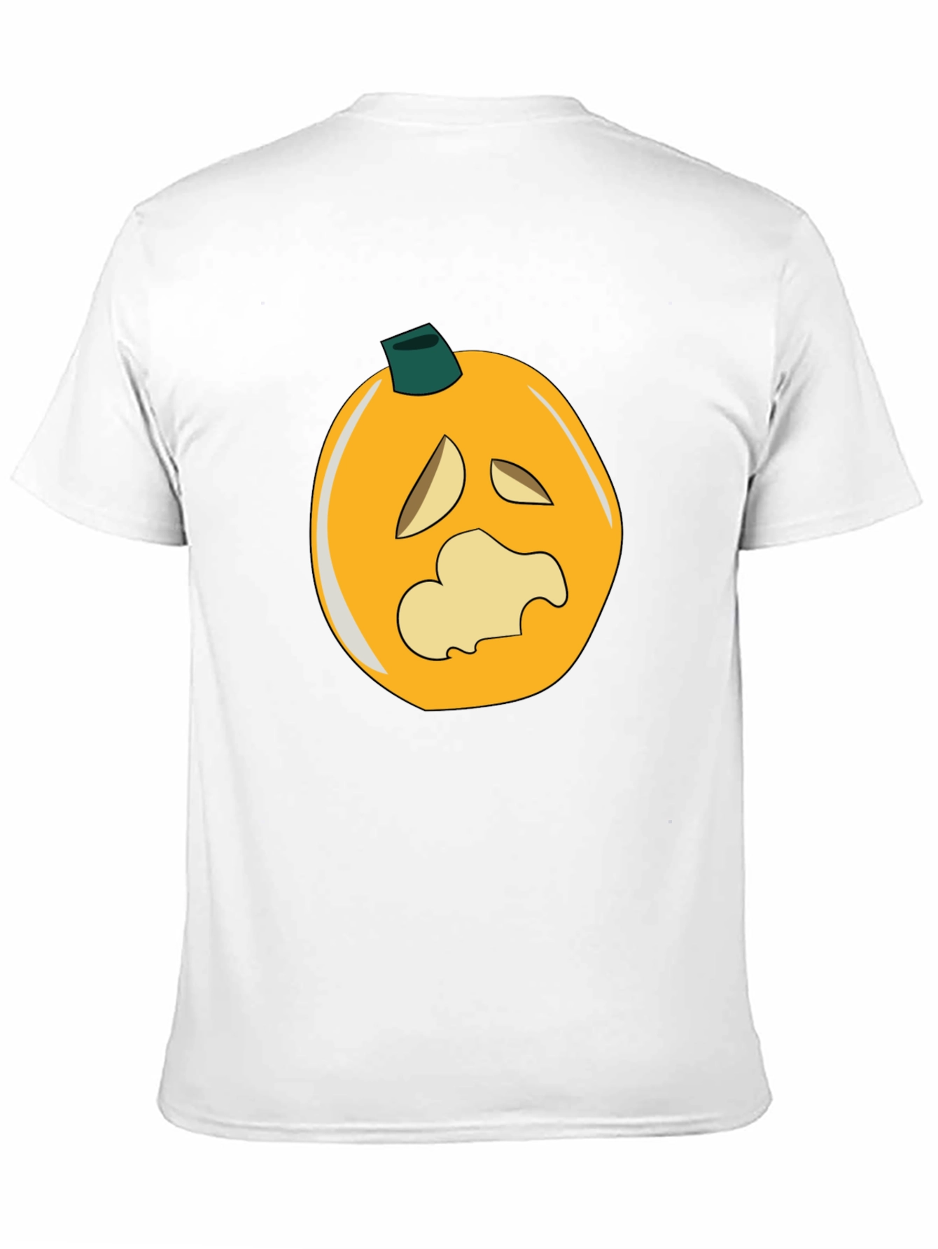 Spooky Pumpkin Graphic Black T-Shirt
