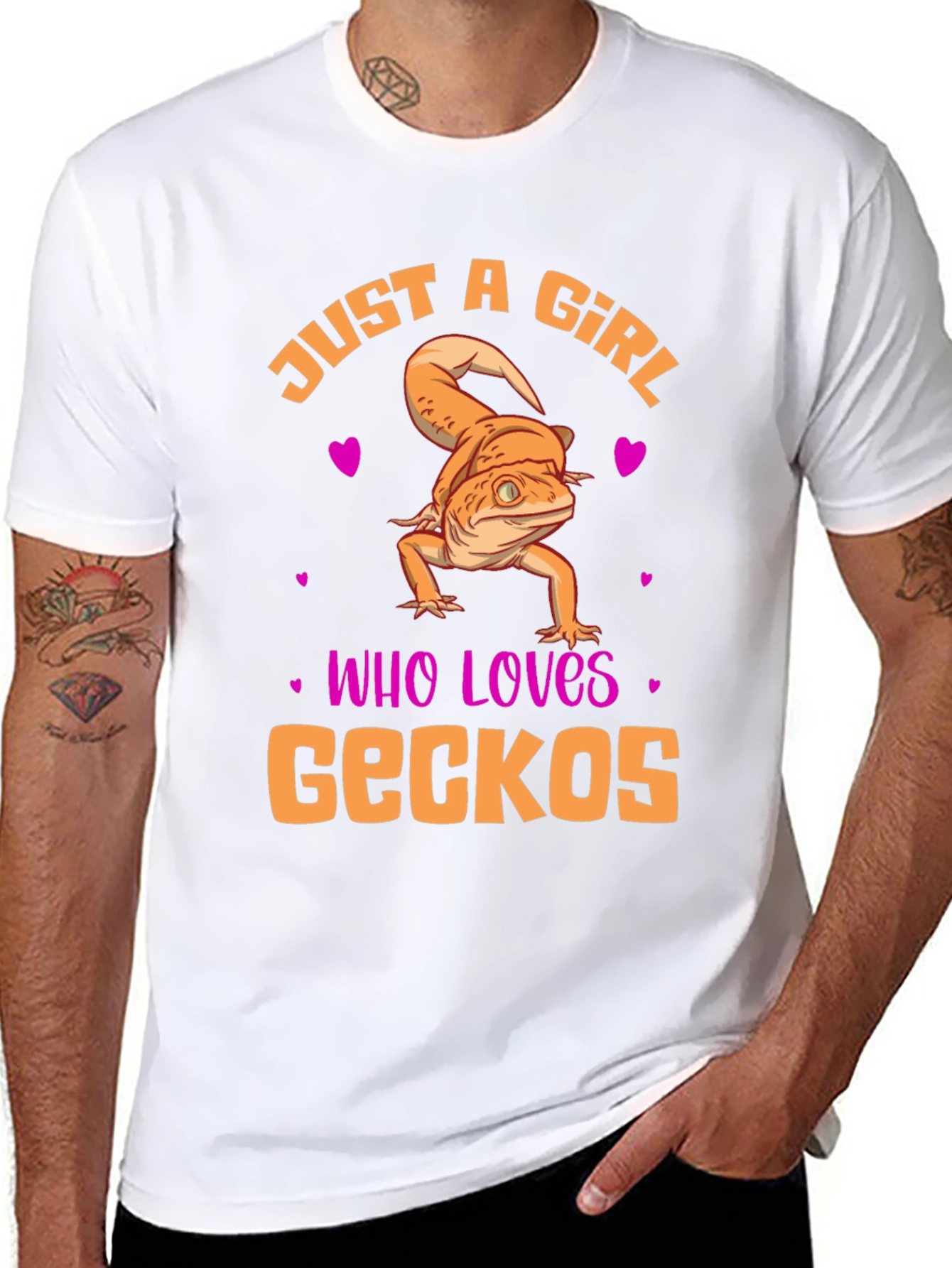 Just A Girl Who Loves Geckos T-Shirt