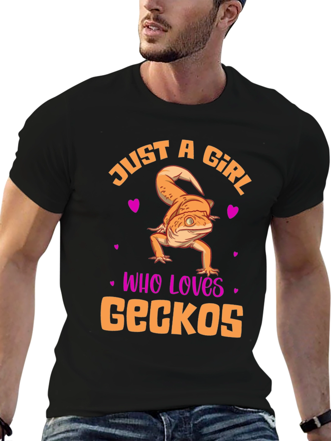 Just A Girl Who Loves Geckos T-Shirt
