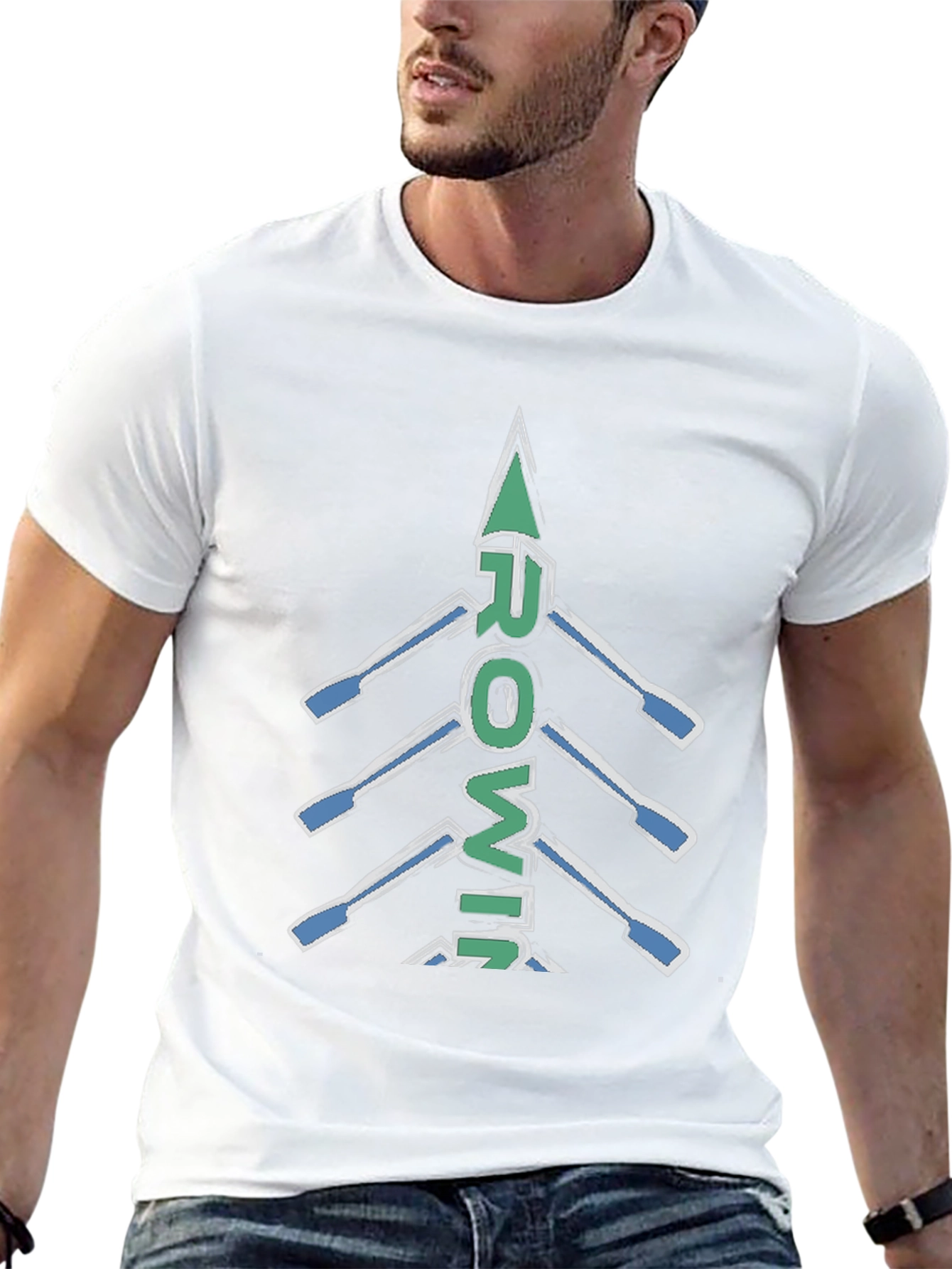 Rowing Oar T-Shirt - Crew Team Apparel