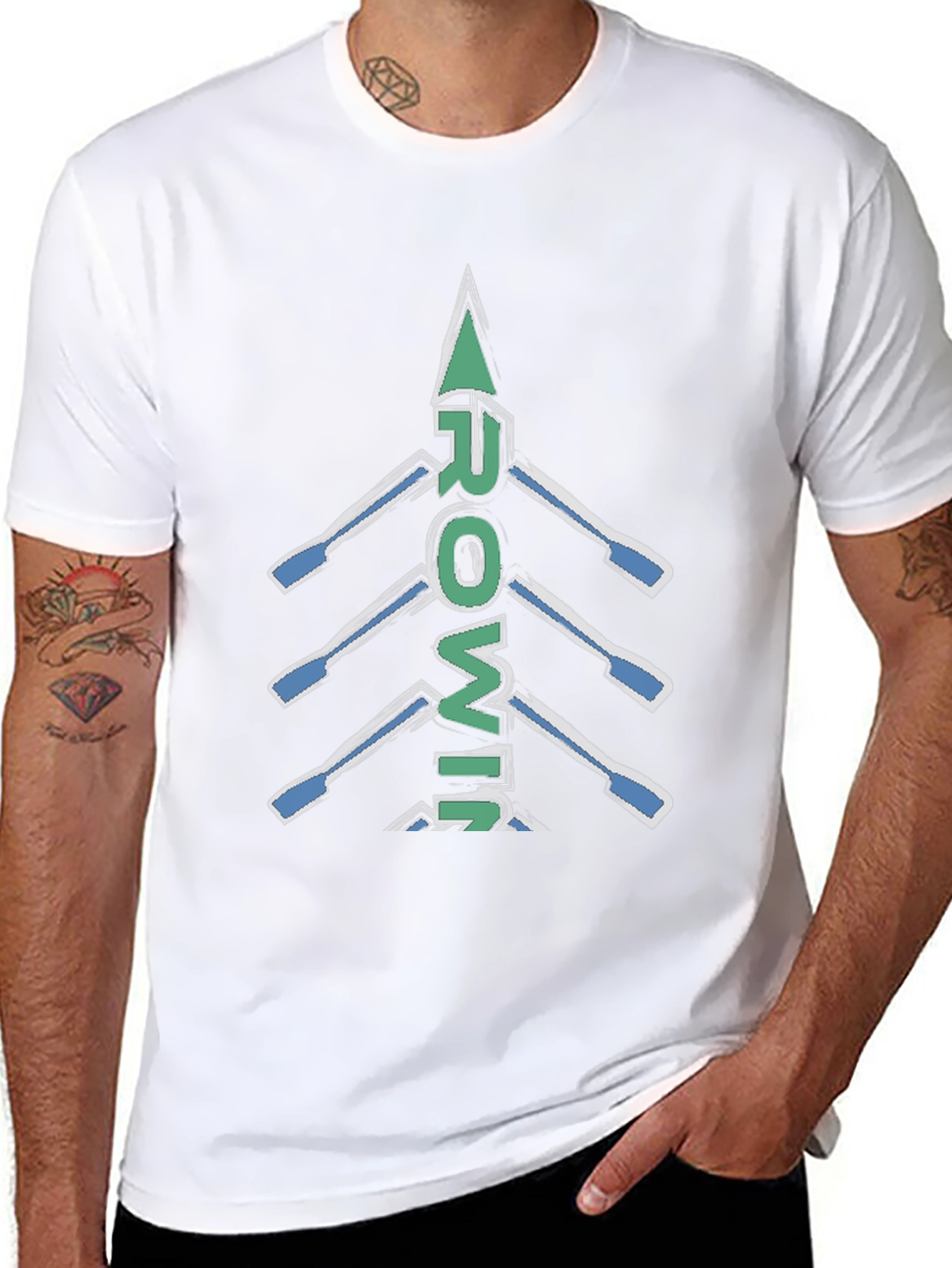 Rowing Oar T-Shirt - Crew Team Apparel