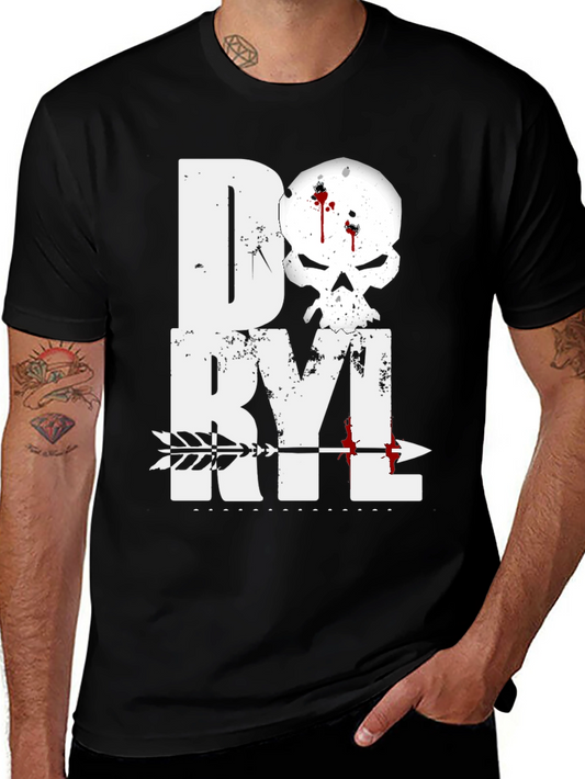 Daryl Skull Arrow T-Shirt - Walking Dead Inspired