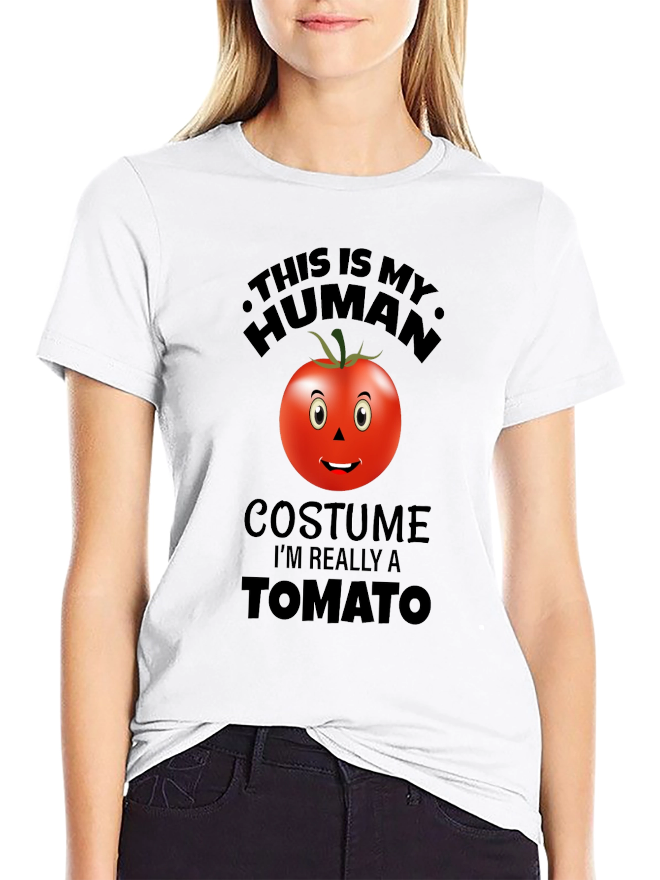 Human Costume Tomato Funny Novelty T-Shirt