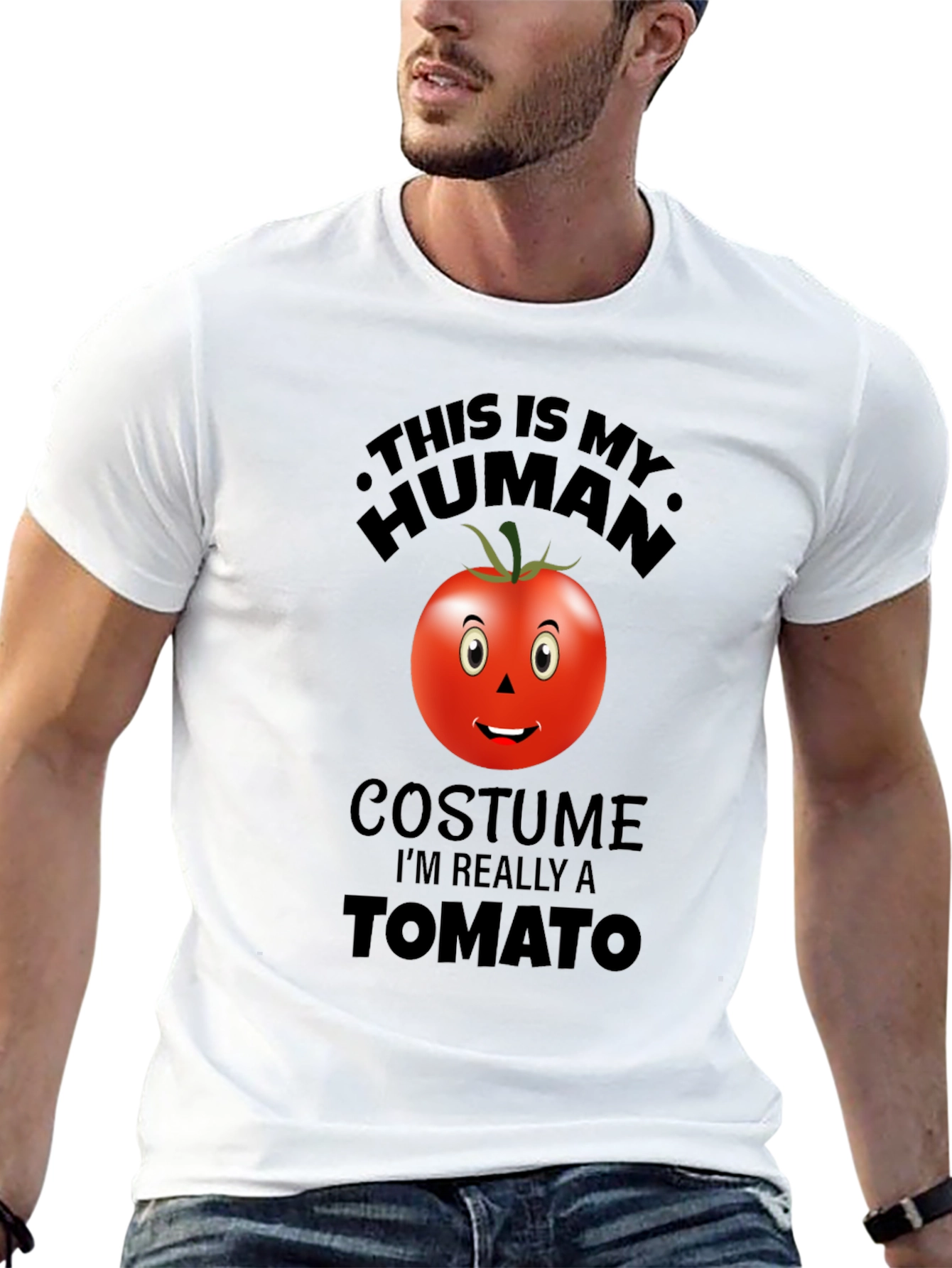 Human Costume Tomato Funny Novelty T-Shirt