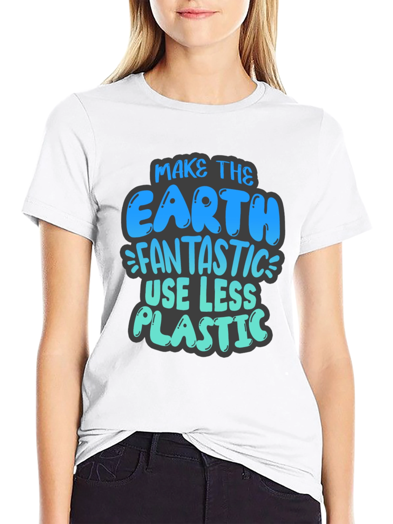 Eco-Friendly Earth Day T-Shirt - Reduce Plastic