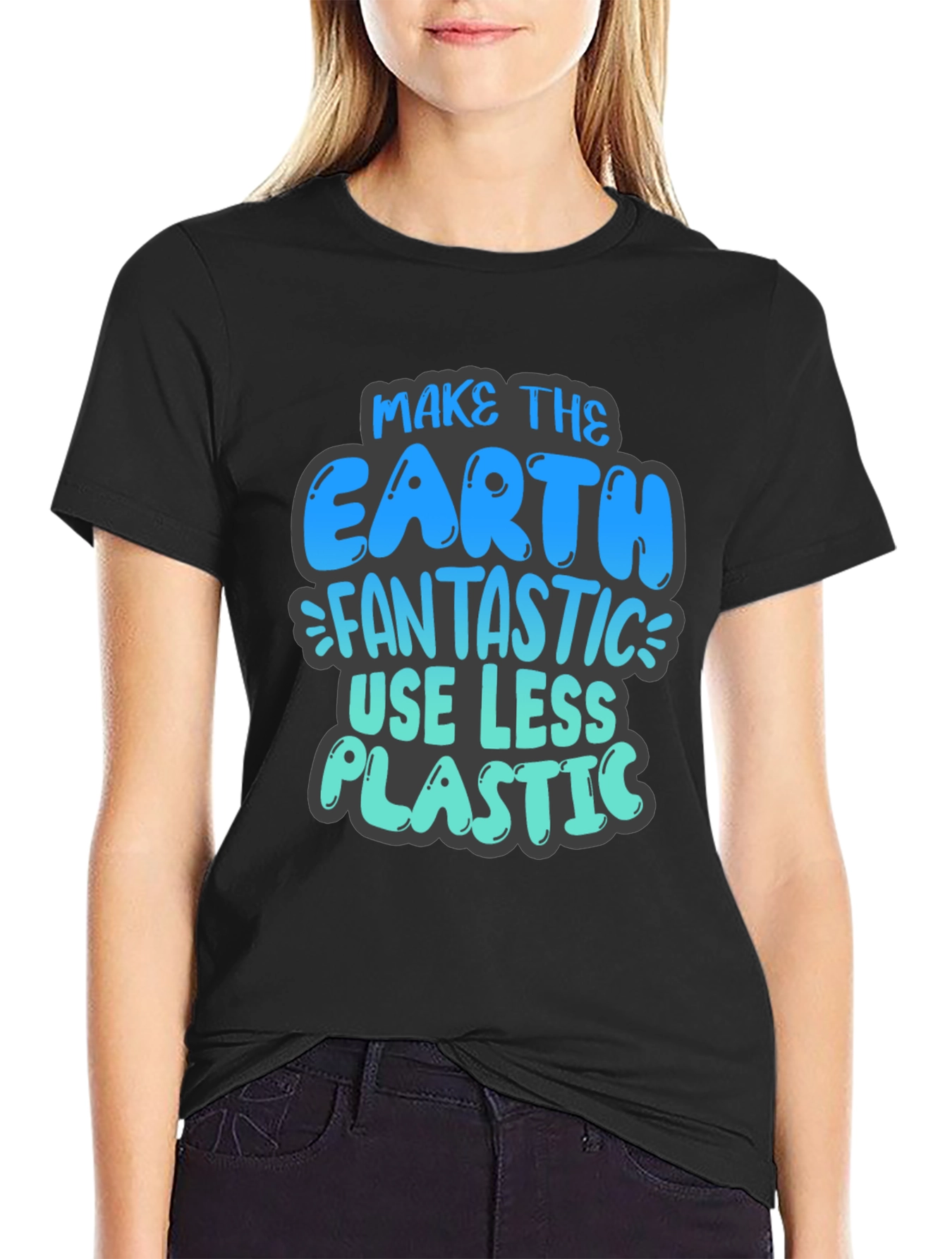 Eco-Friendly Earth Day T-Shirt - Reduce Plastic