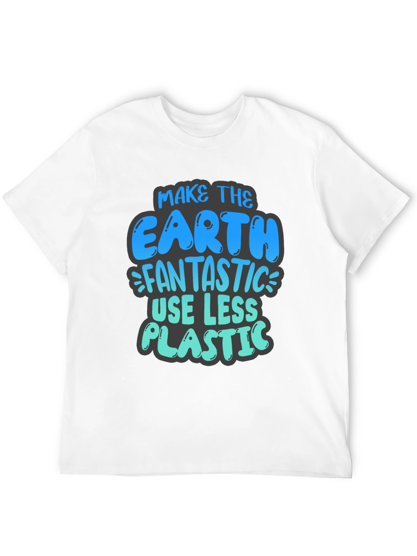 Eco-Friendly Earth Day T-Shirt - Reduce Plastic
