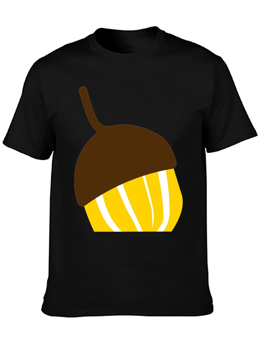 Acorn Graphic Tee - Black Casual Shirt