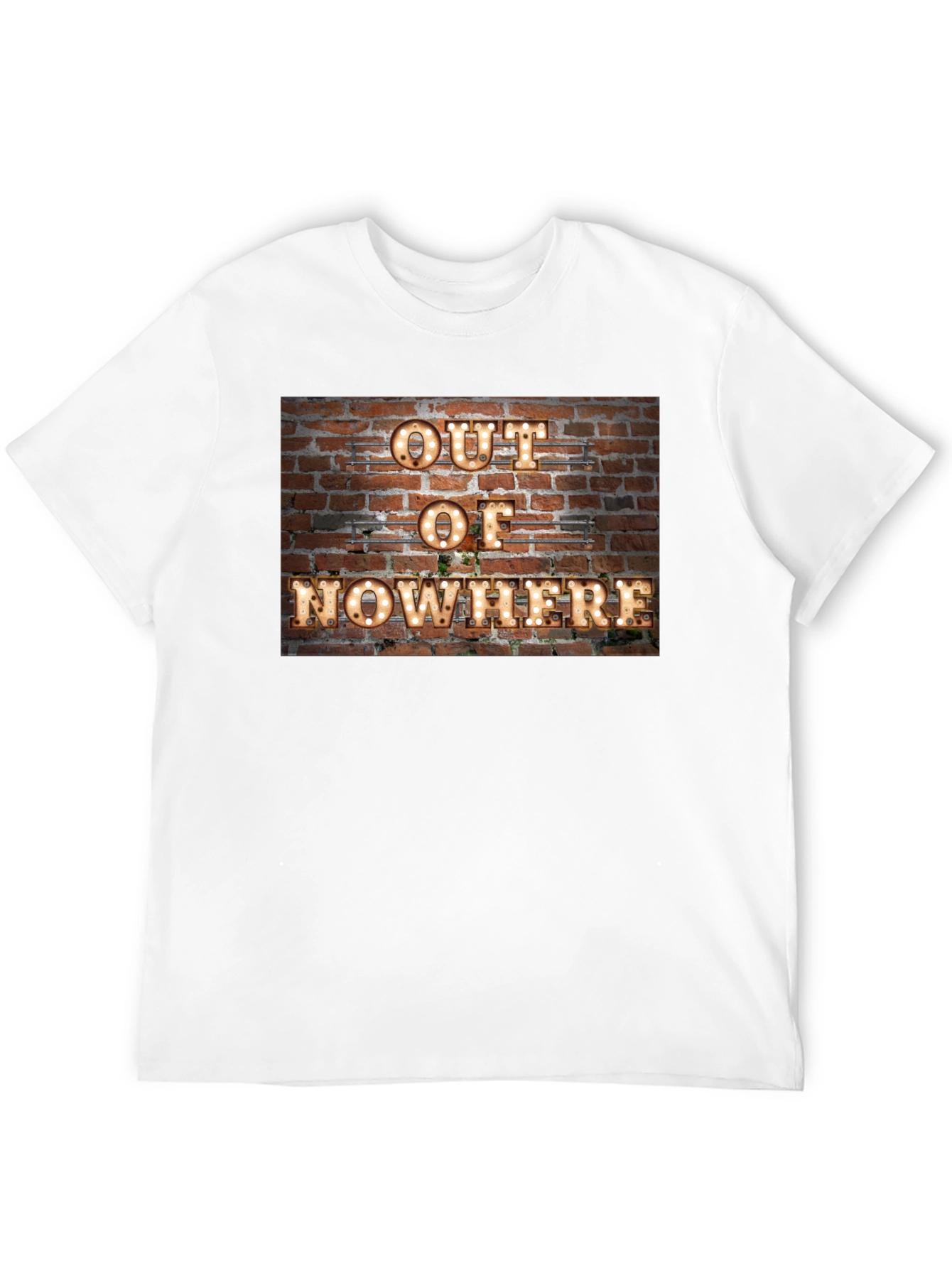 Out of Nowhere Brick Wall Graphic Tee