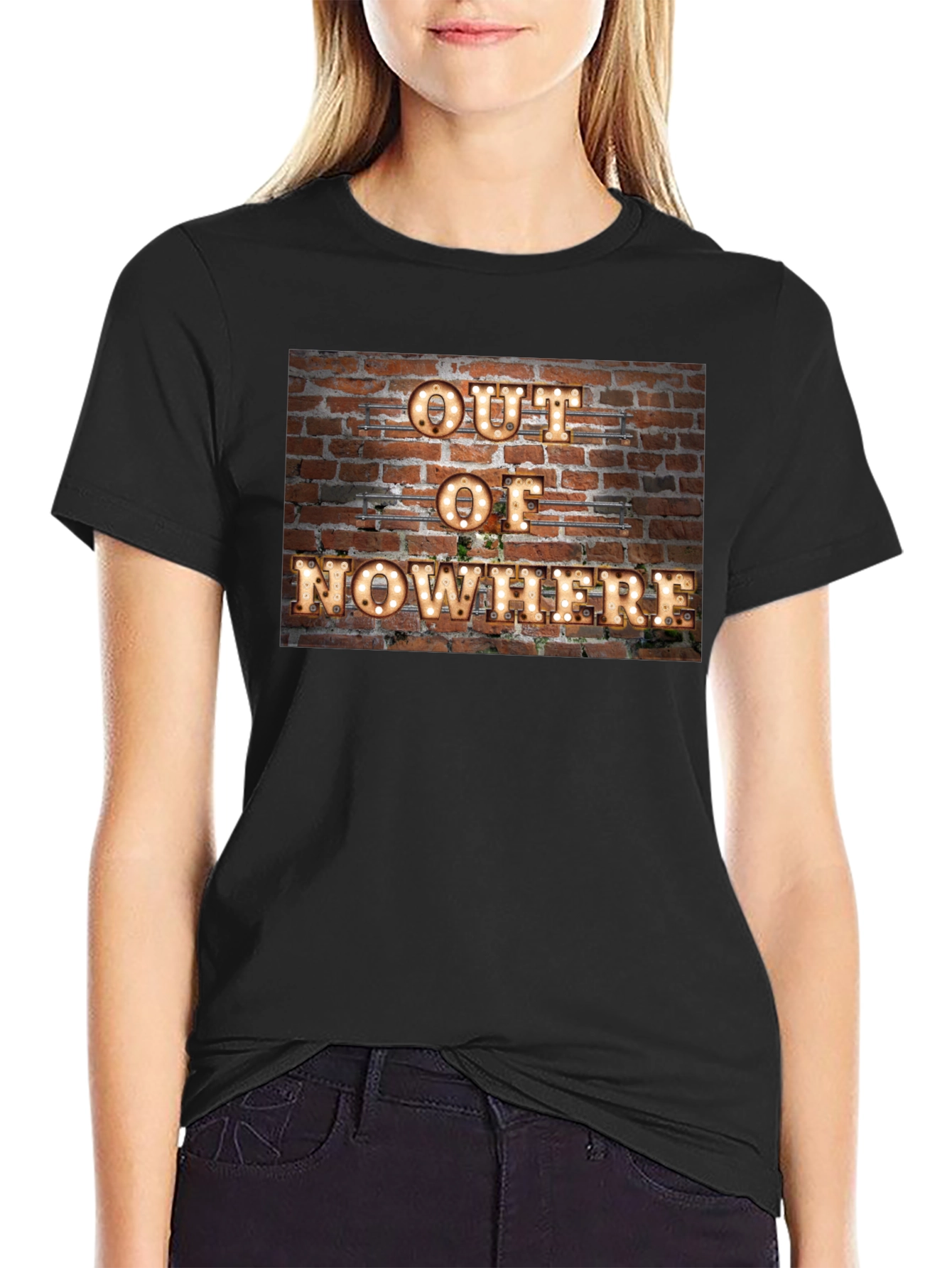 Out of Nowhere Brick Wall Graphic Tee