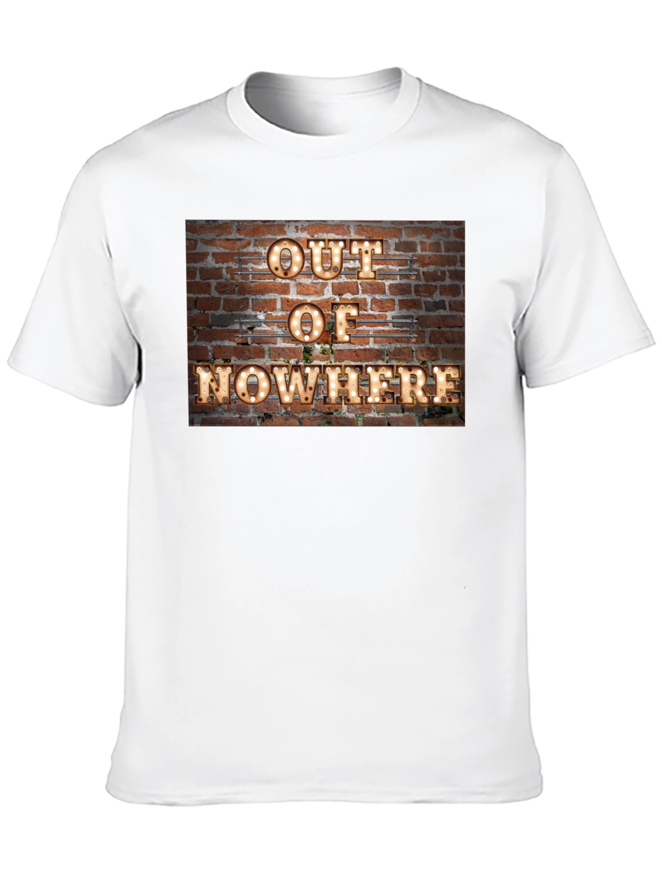 Out of Nowhere Brick Wall Graphic Tee