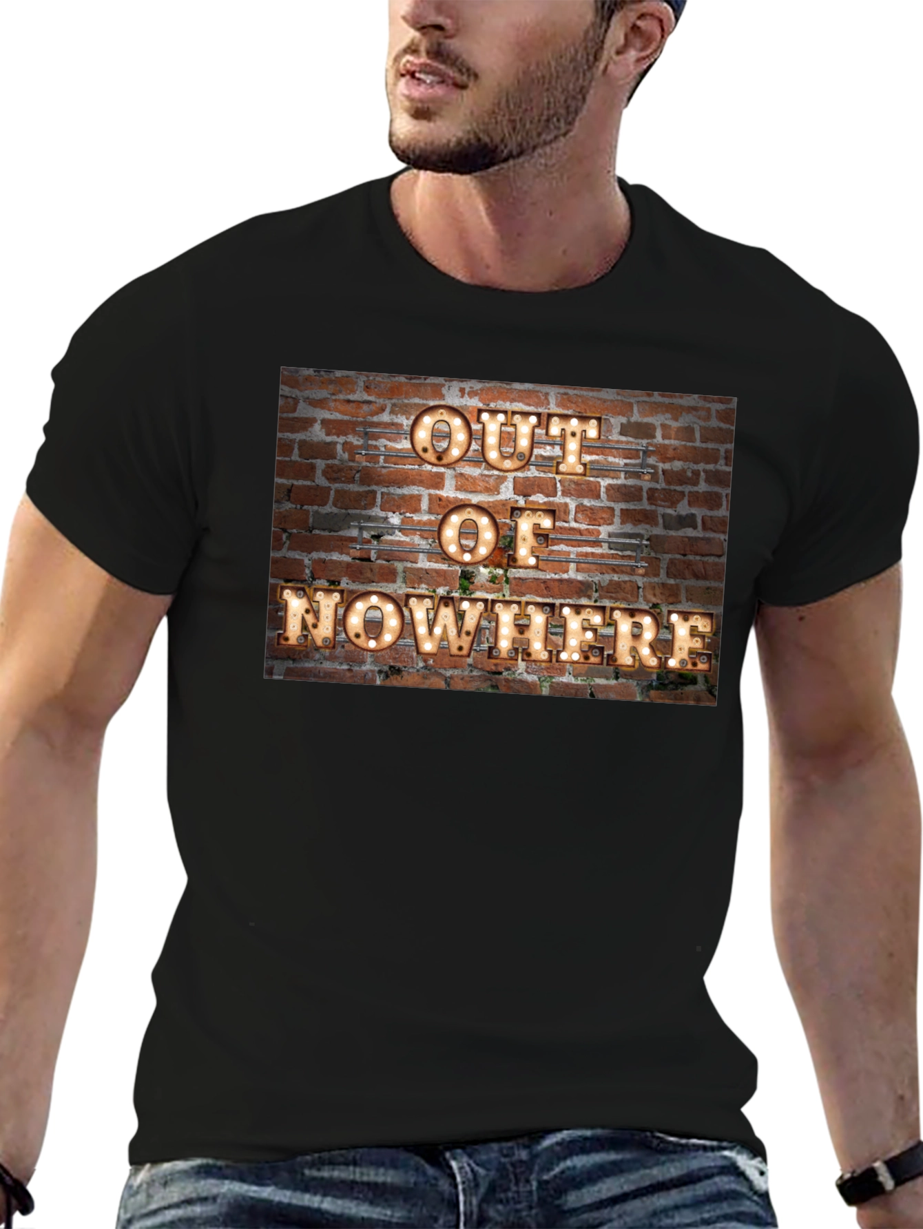 Out of Nowhere Brick Wall Graphic Tee