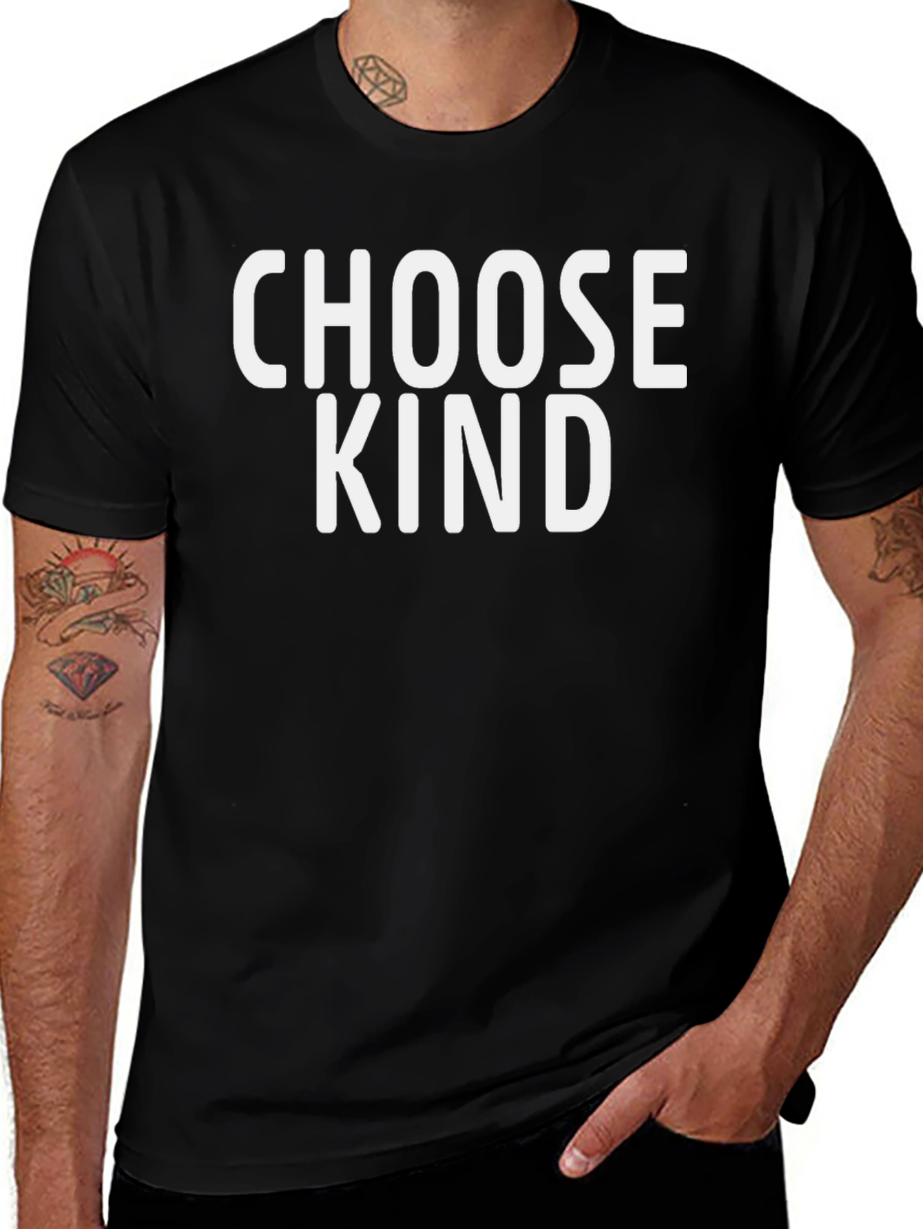 Choose Kind Black Graphic T-Shirt