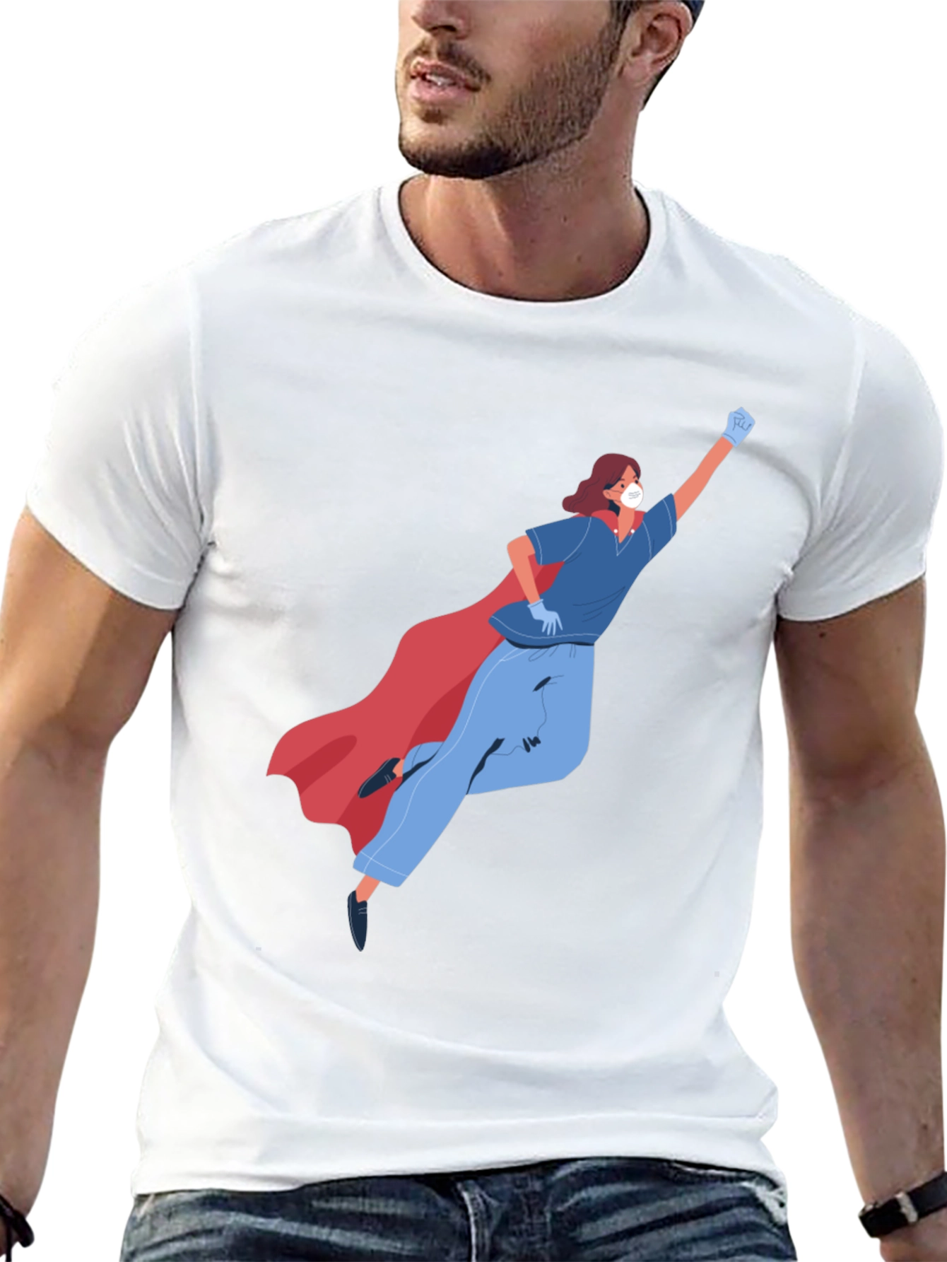 Superhero Nurse T-Shirt - Medical Hero Tee