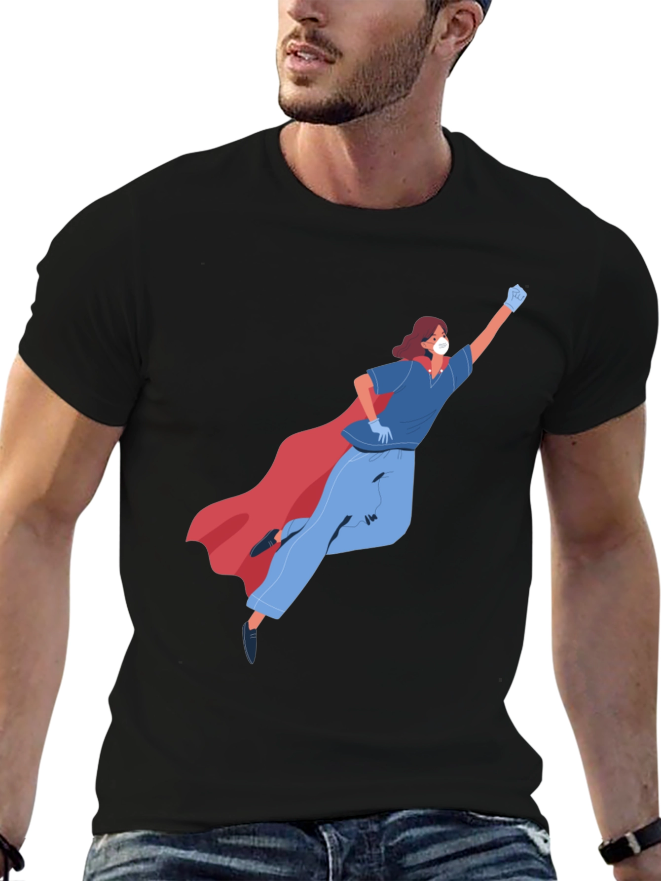 Superhero Nurse T-Shirt - Medical Hero Tee
