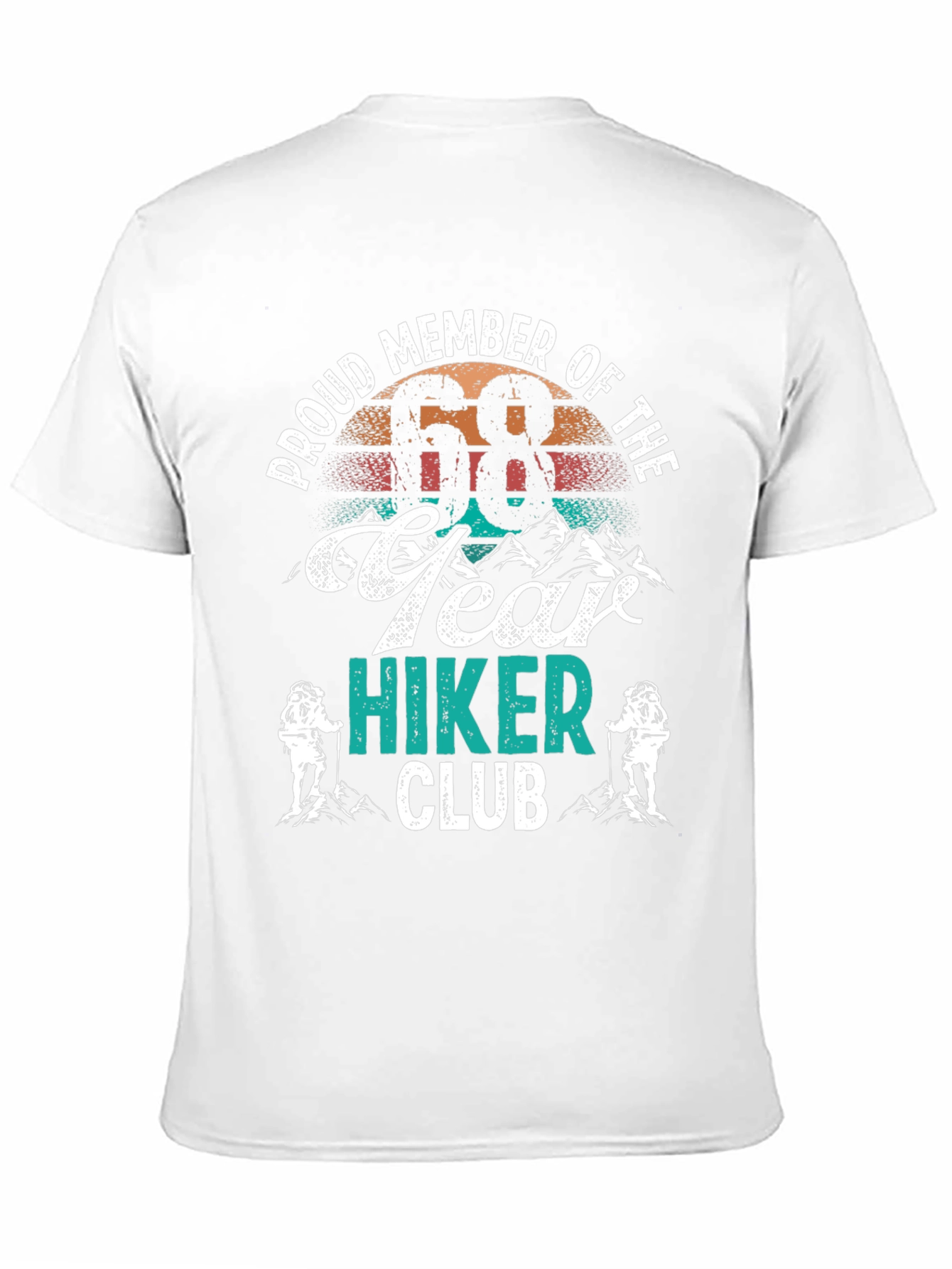 Proud 68 Year Hiker Club T-Shirt
