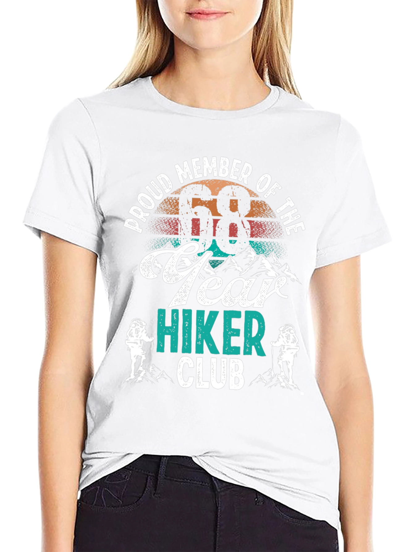Proud 68 Year Hiker Club T-Shirt