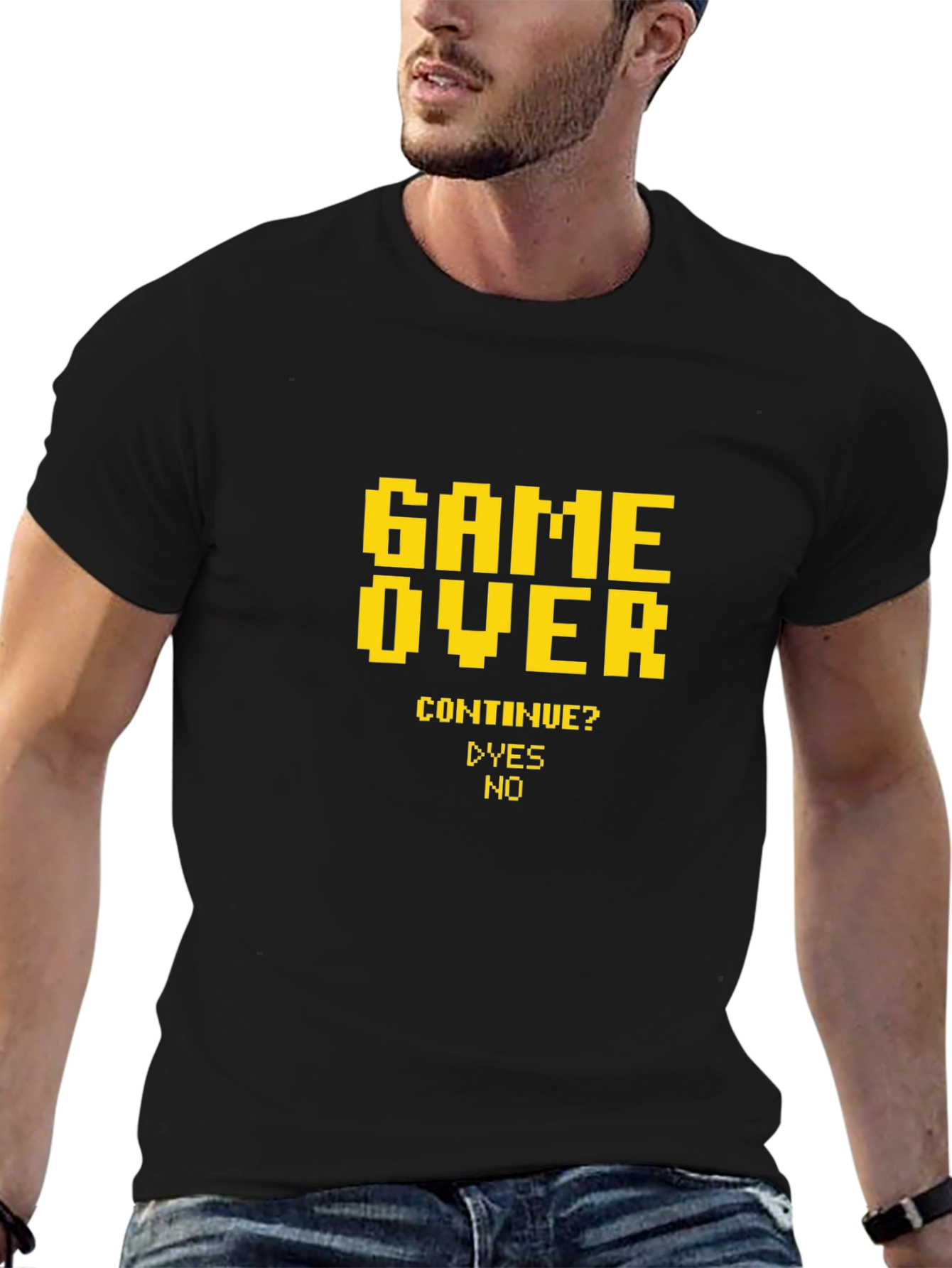 Game Over Continue T-Shirt - Gamer Style Tee