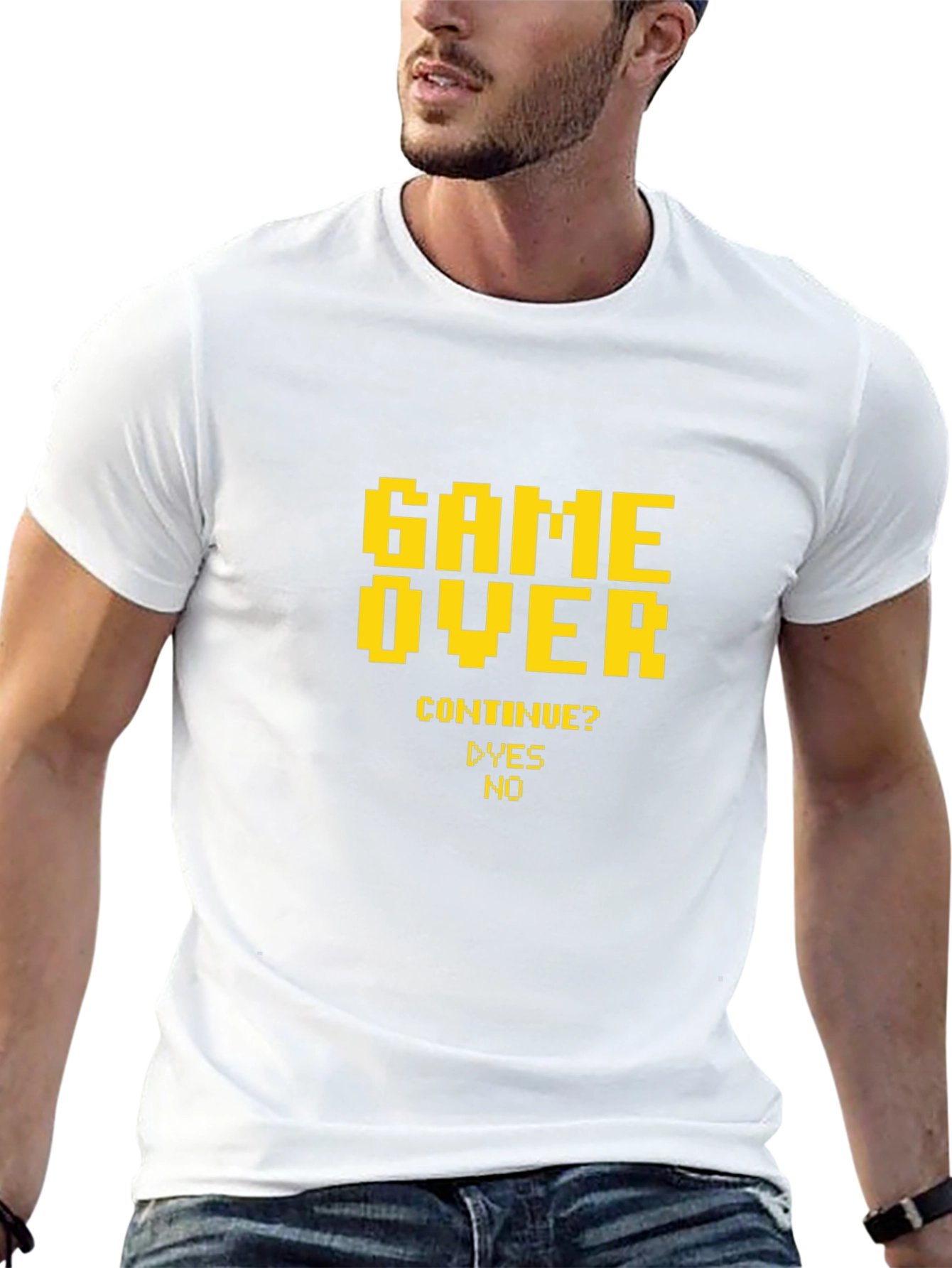 Game Over Continue T-Shirt - Gamer Style Tee