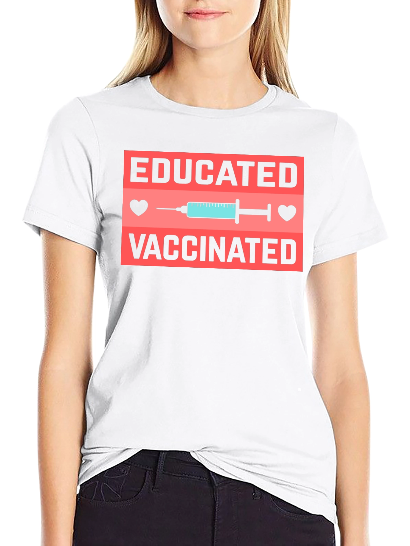 Educated & Vaccinated Graphic T-Shirt