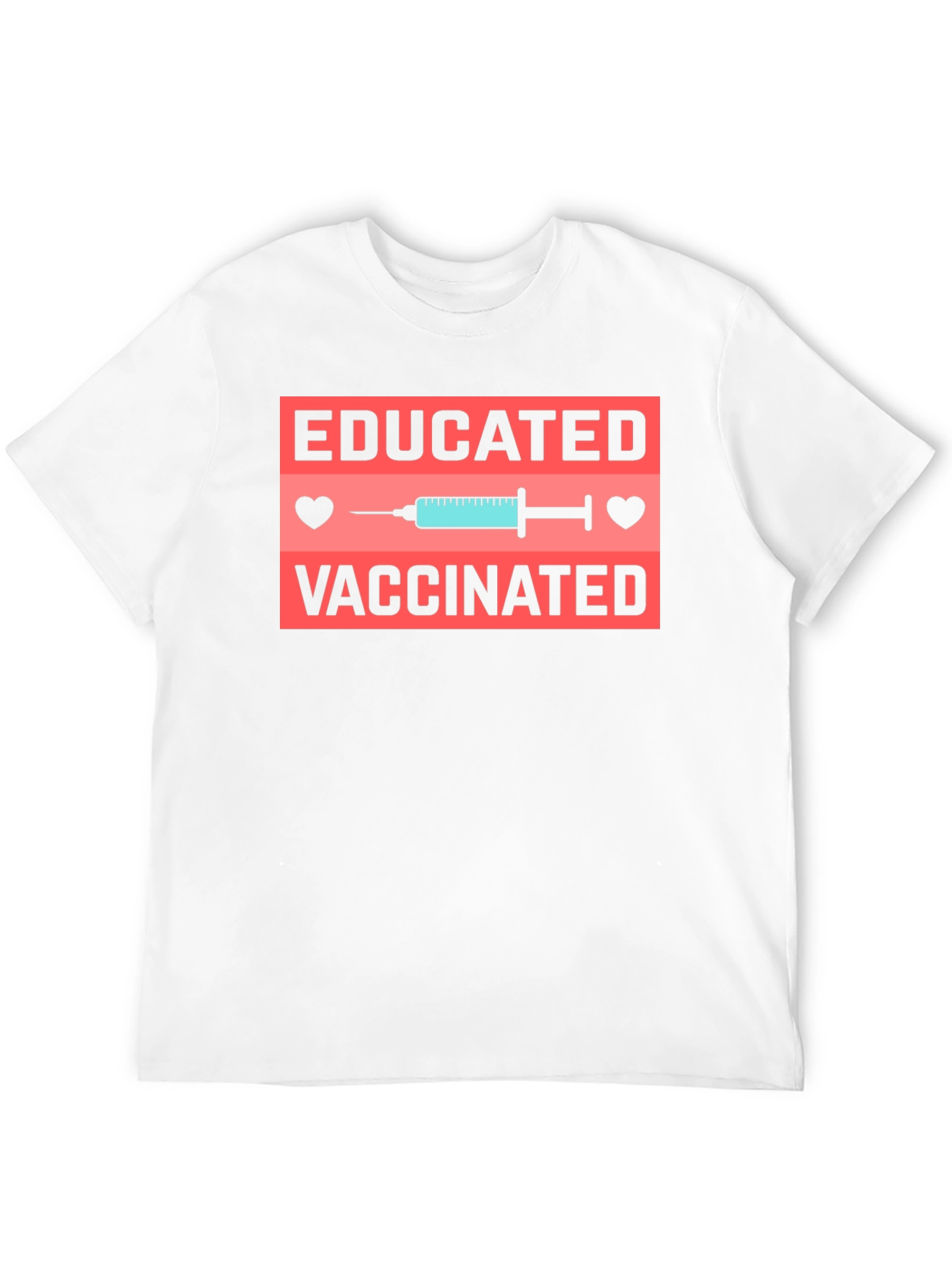 Educated & Vaccinated Graphic T-Shirt