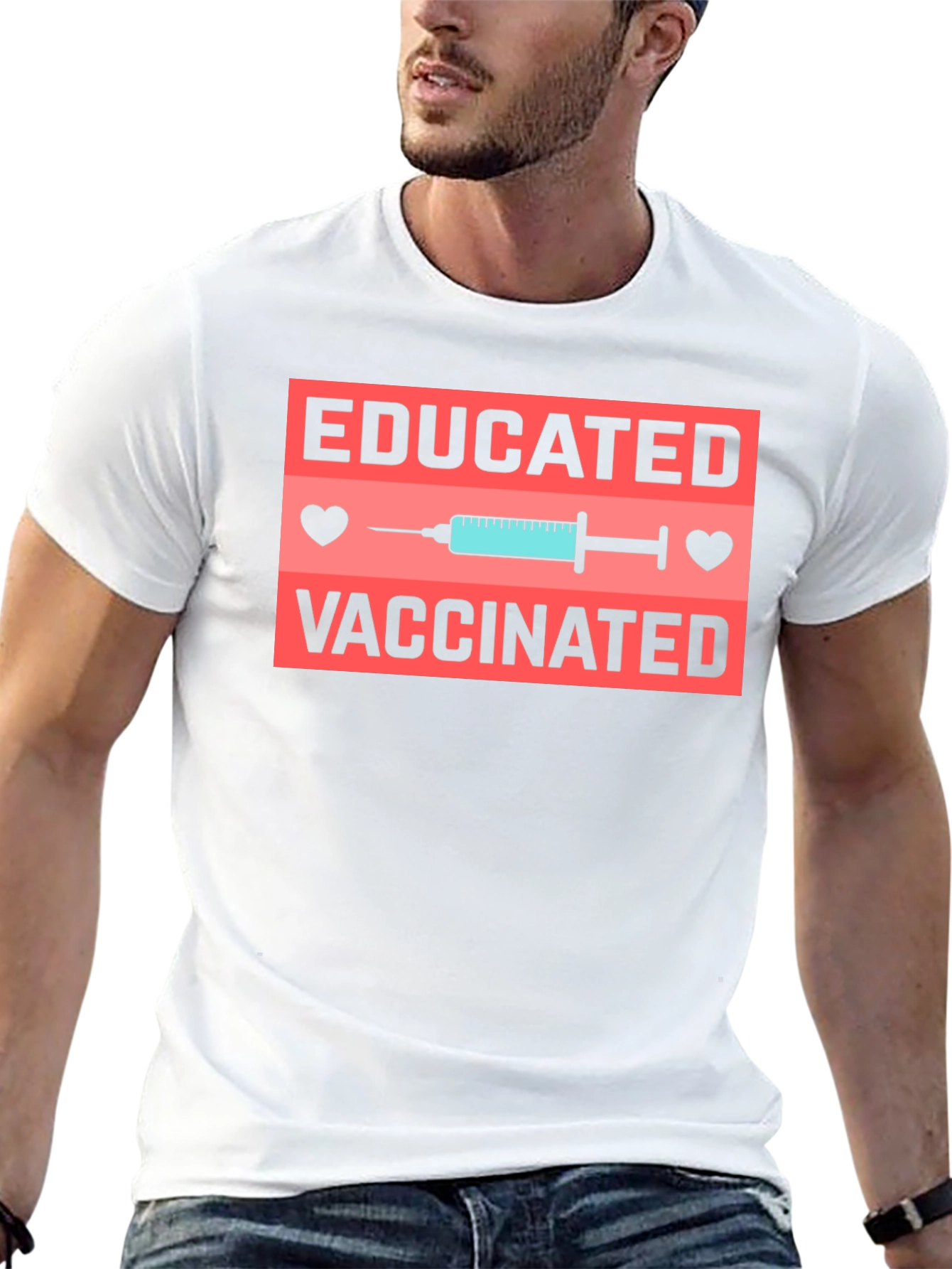 Educated & Vaccinated Graphic T-Shirt