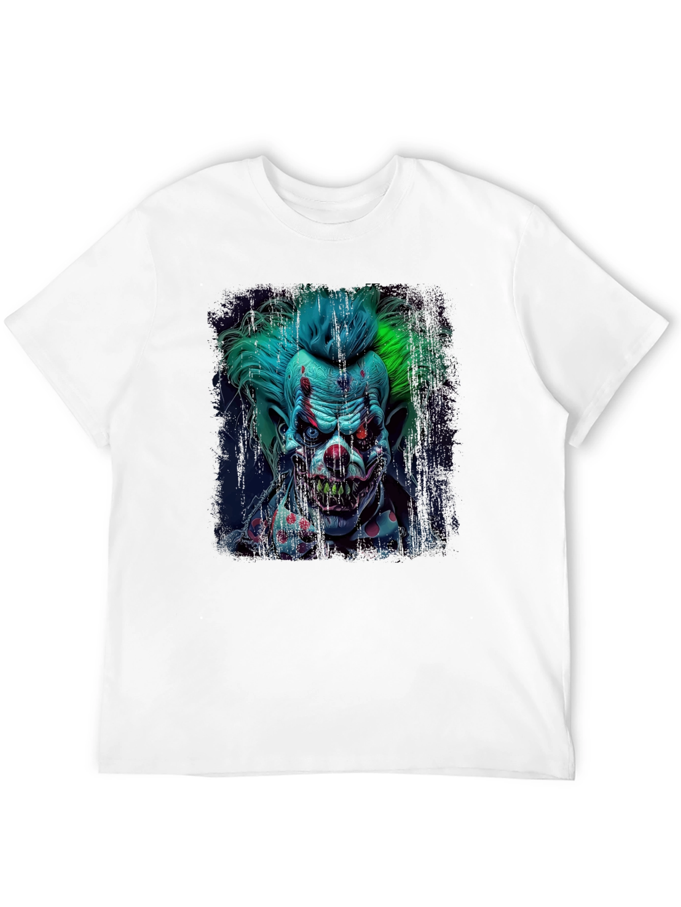 Creepy Clown Graphic Tee - Horror T-Shirt