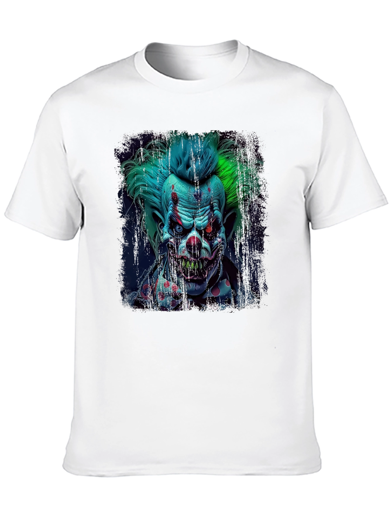 Creepy Clown Graphic Tee - Horror T-Shirt