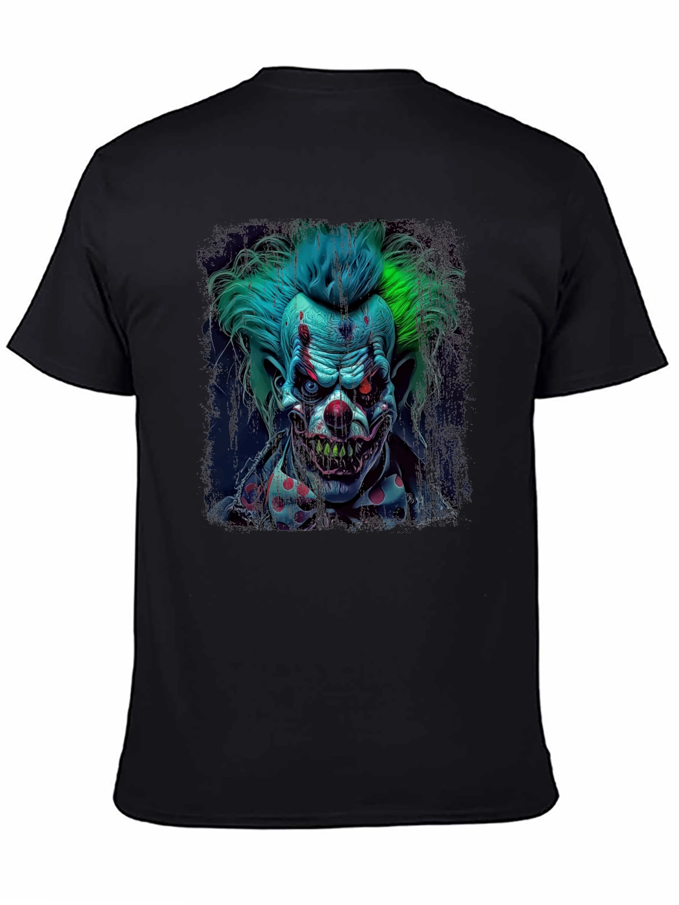 Creepy Clown Graphic Tee - Horror T-Shirt